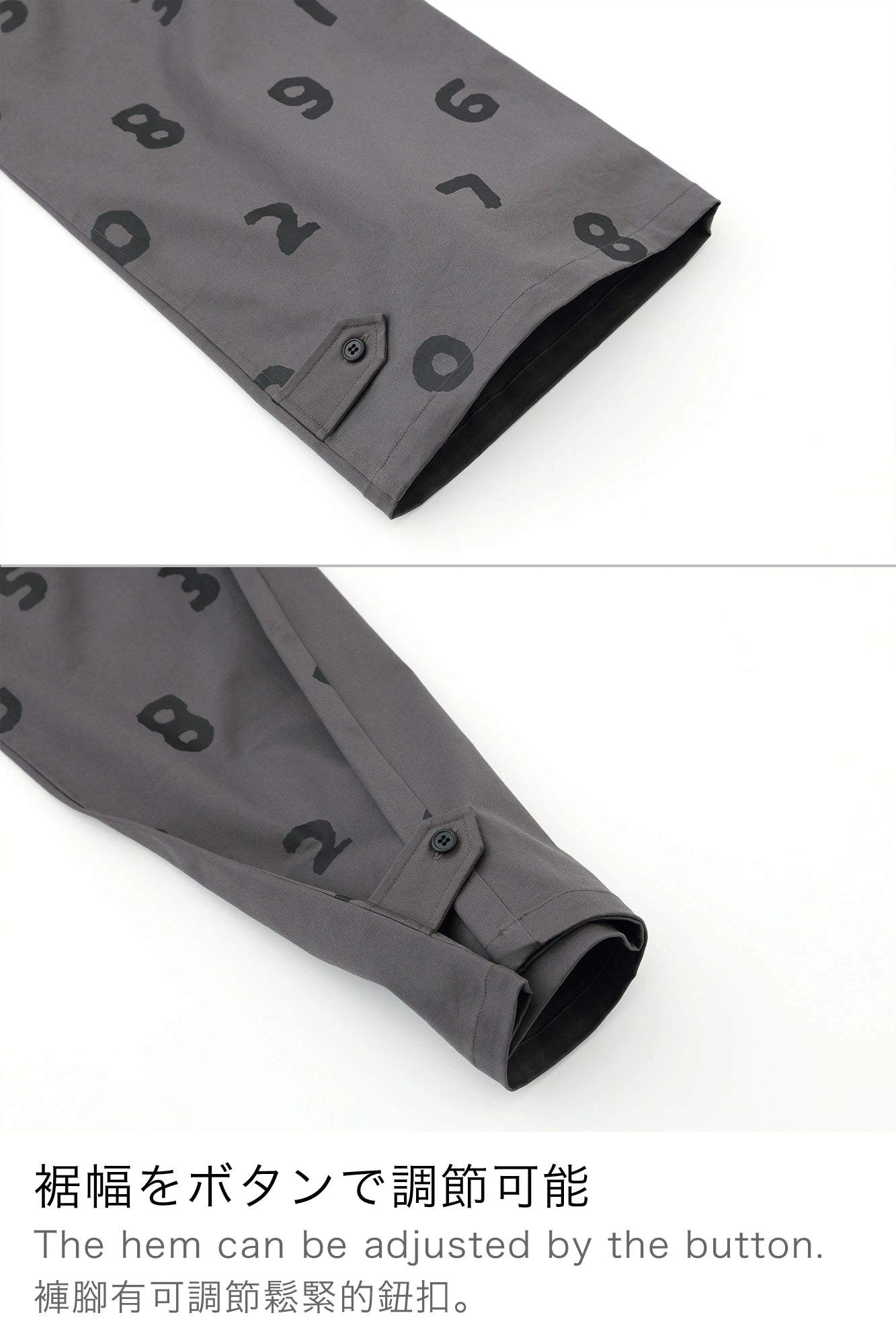  Stretch-Cargohose aus Chinostoff/StahlgrauSO-SU-U