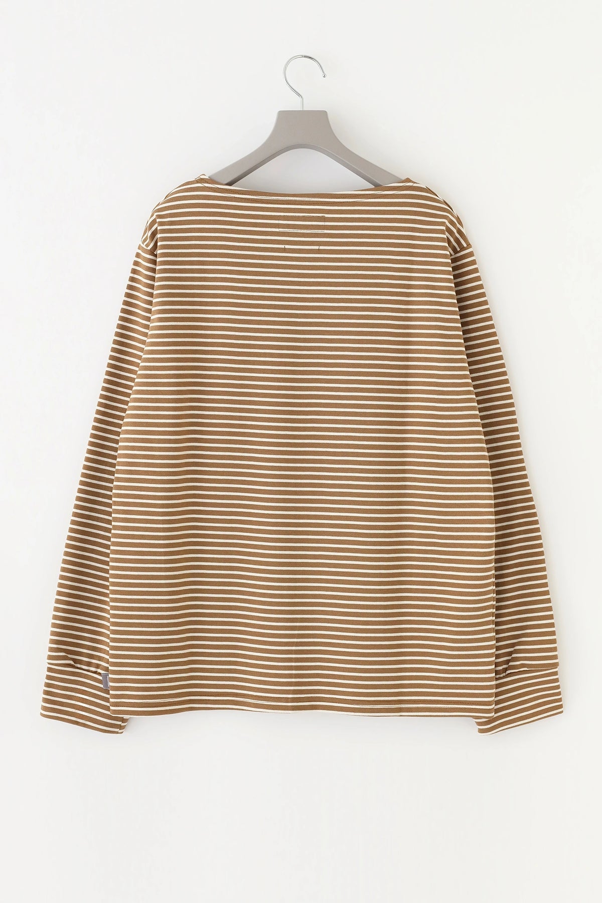 【Voraussichtlicher Versand ab dem 29. September】 Tokaido-Halsshirt mit Boatneck / Amber × Ekryu-Bordeau 