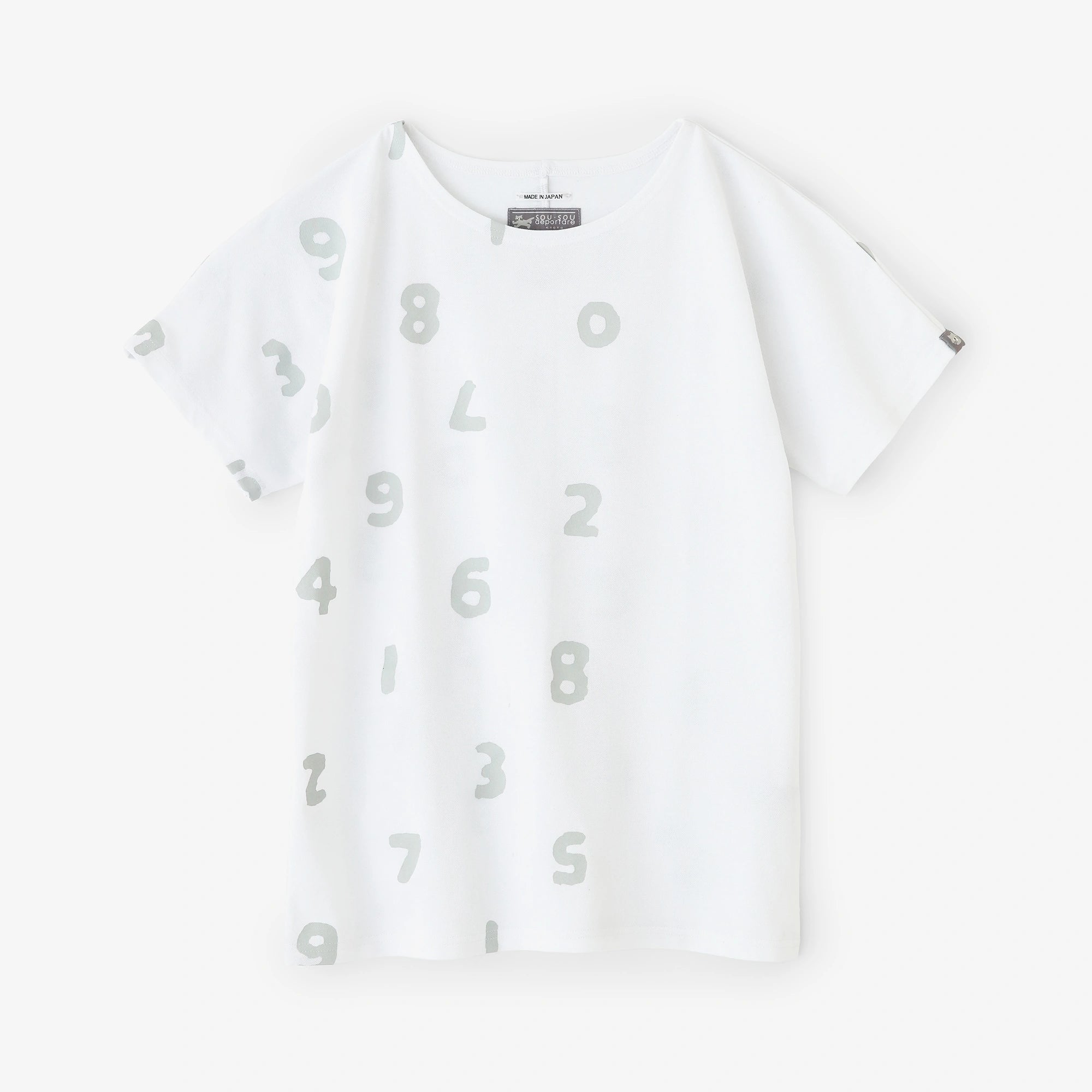 [Versand voraussichtlich um den 28. April] C/CM(R) Kanoko gestricktes gestanztes T-Shirt/SO-SU-U Oben und unten sowie Ränder weiß