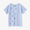 【4月28日頃発送予定】C/CM(R) カノコニット 型ぬきTシャツ／SO-SU-U 上下（しょうか）と余白（よはく） スカイブルー