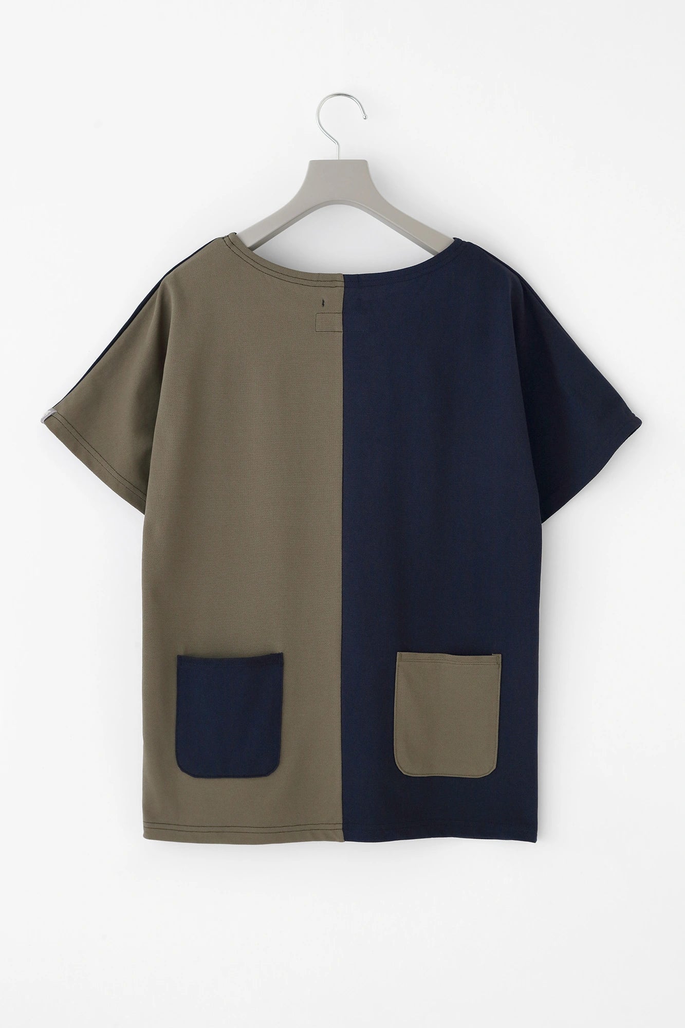 [Versand voraussichtlich um den 28. April] C/CM(R) Kanoko-Strick-Stanz-T-Shirt/Navy x Raw Umbra