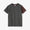 deSmoothCotton badekalla- Short Sleeve T-shirt/Charcoal gray×Oxford FabricbullaTsudo 