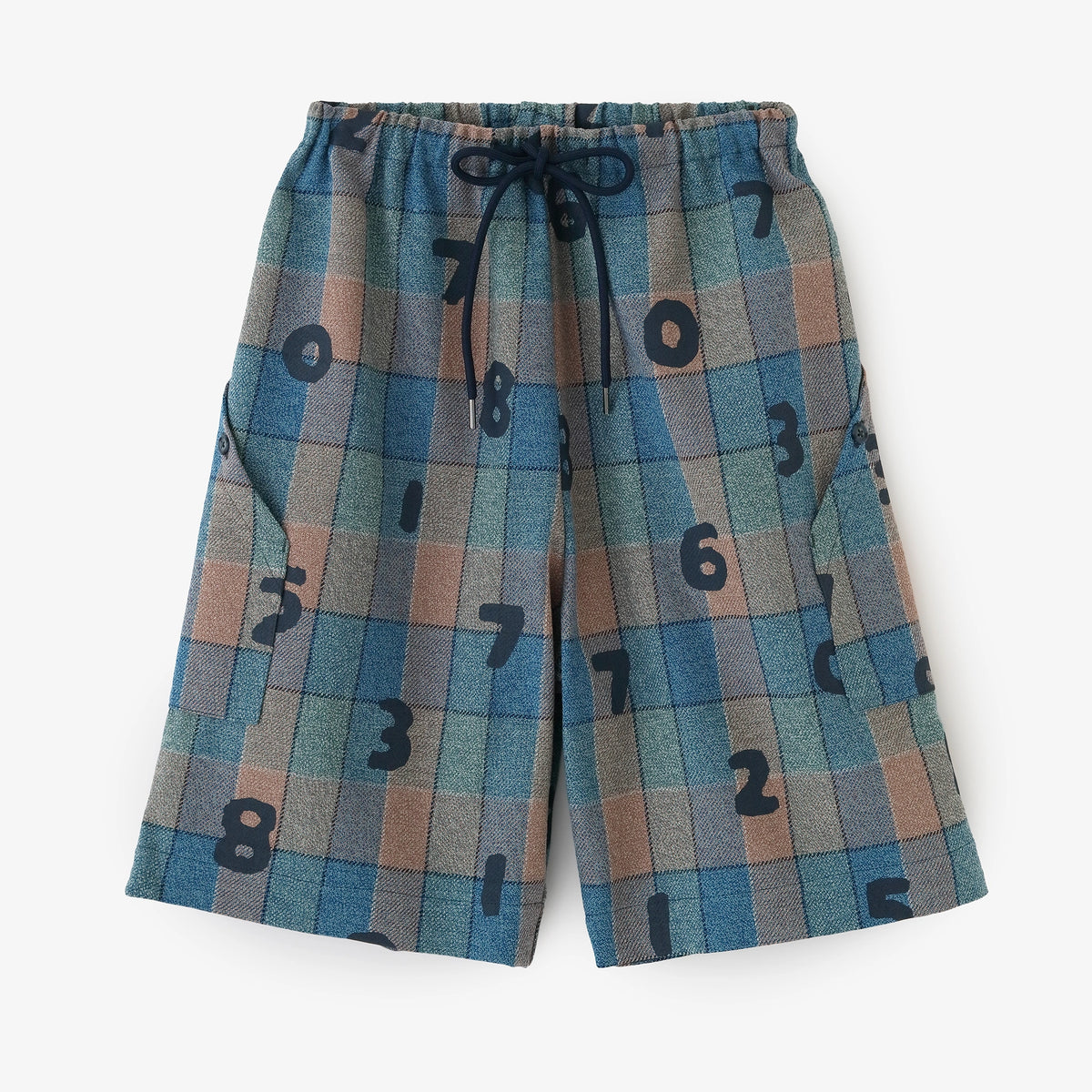 【9월29일경발송예정】트윌 블록 체크 BIKE 쇼츠／SO-SU-U 