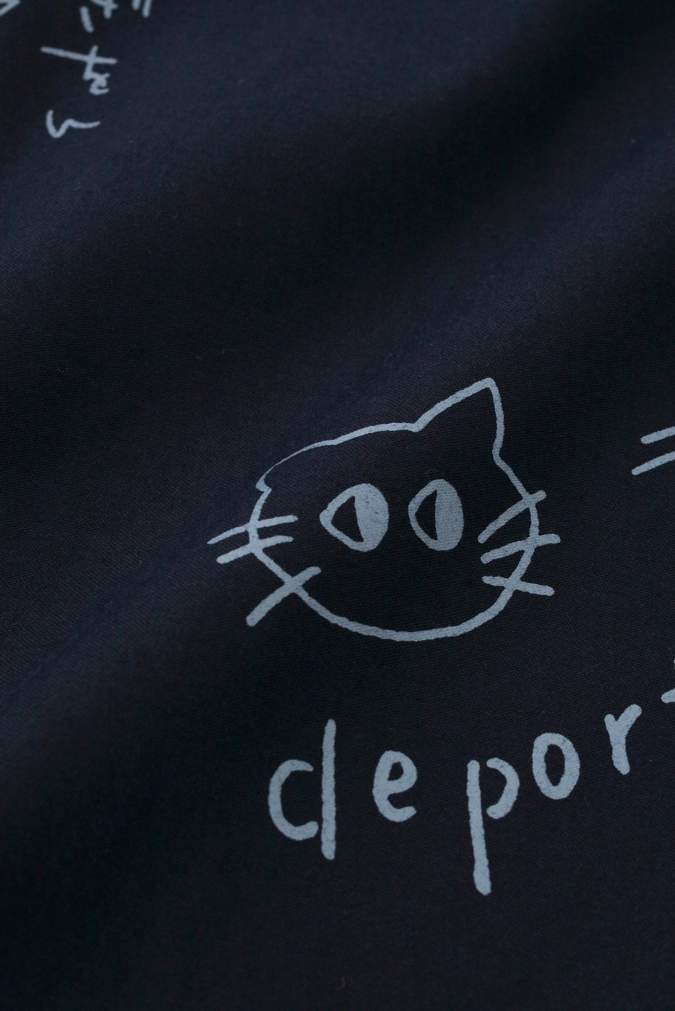 【9月29日頃発送予定】ミリタリークロス コーチジャケット／depo乱描画 ネイビー