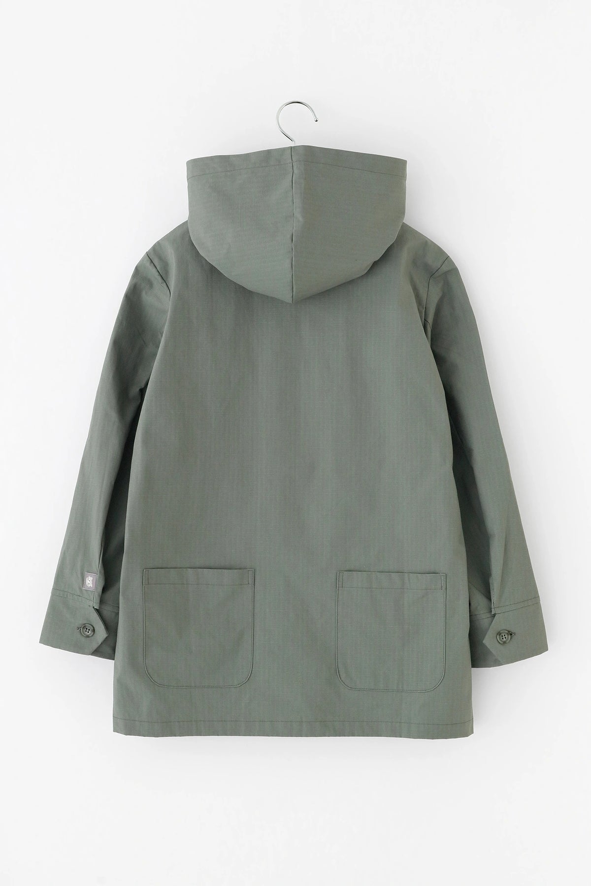 【กำหนดจัดส่งช่วงต้นถึงกลางเดือนตุลาคม】 มิลิทารีริบสต็อป ZIP UP เสื้อฮู้ดแจ็กเก็ต/สี Smoke Green 