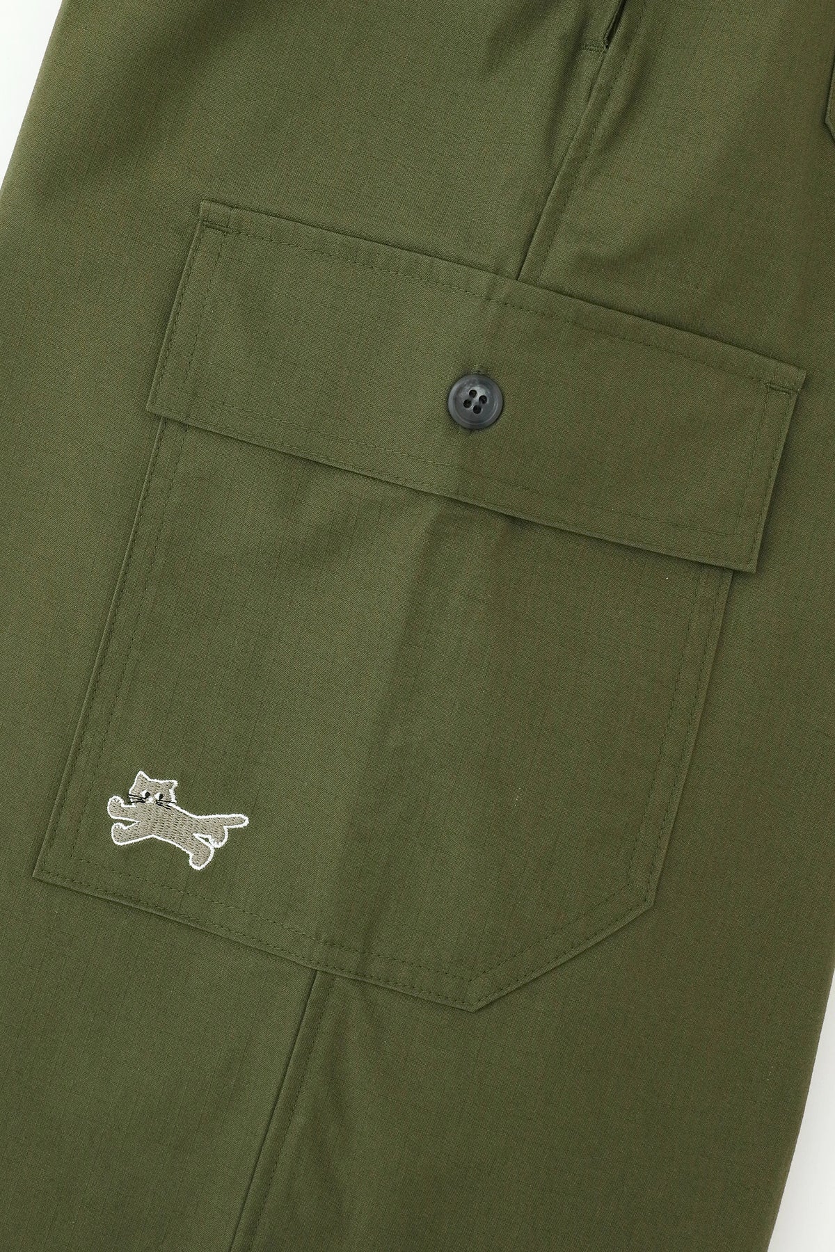 【มีกำหนดจัดส่งประมาณวันที่ 29 กันยายน】กางเกงควอเตอร์การ์โก้ MILITARY RIPSTOP / OLIVE GREEN 