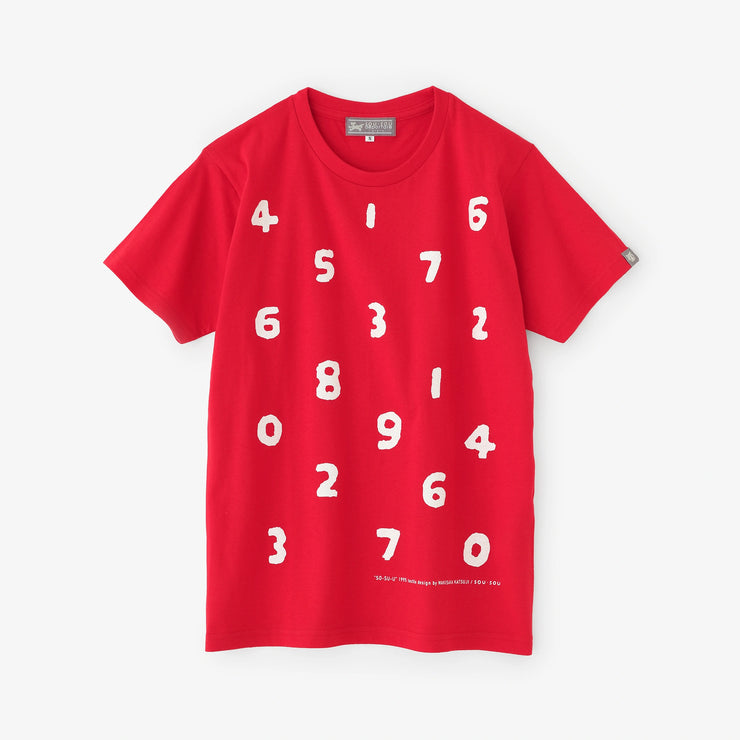 SO-SU-U Short Sleeve T-shirt [5.0] / Red