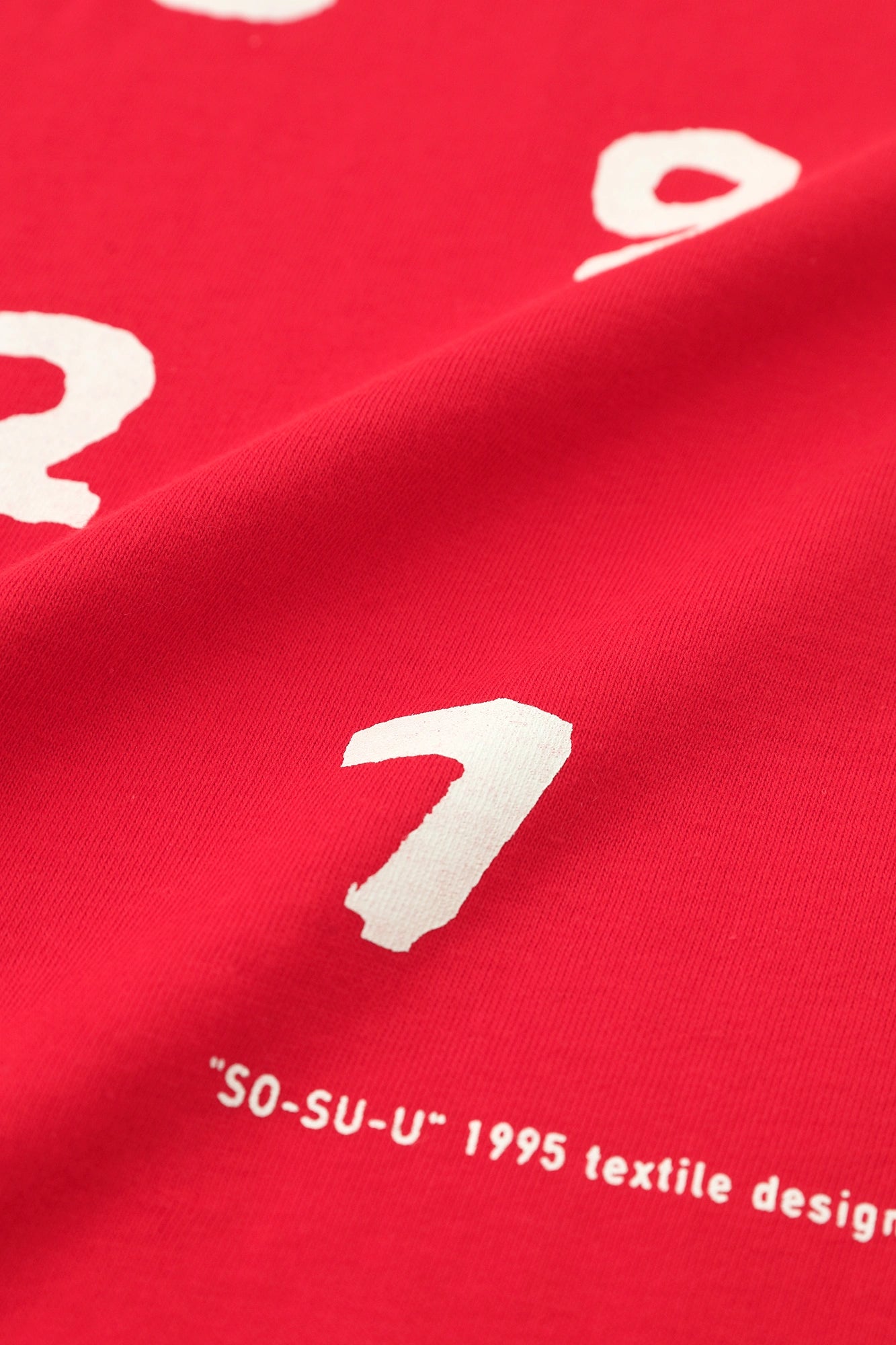 [Versand voraussichtlich um den 28. April]SO-SU-U Kurzarm-T-Shirt [5.0]/Rot