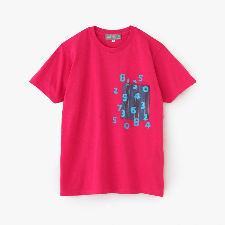 【6月30日頃発送予定】半袖 ポケットTシャツ[5.0]／ピンク×SO-SU-U昆（こん）2