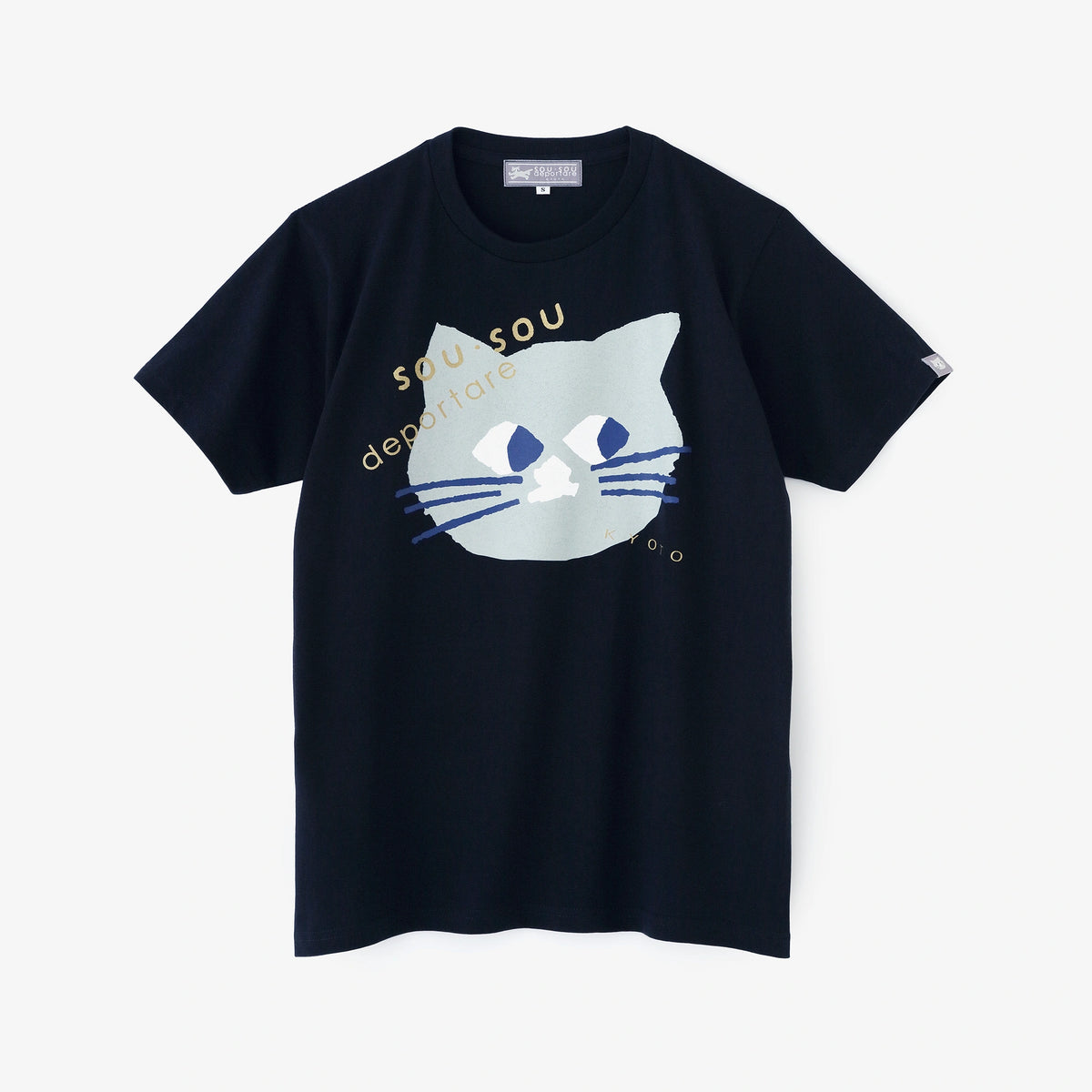 depoニャン 半袖Tシャツ[5.0]／ネイビー