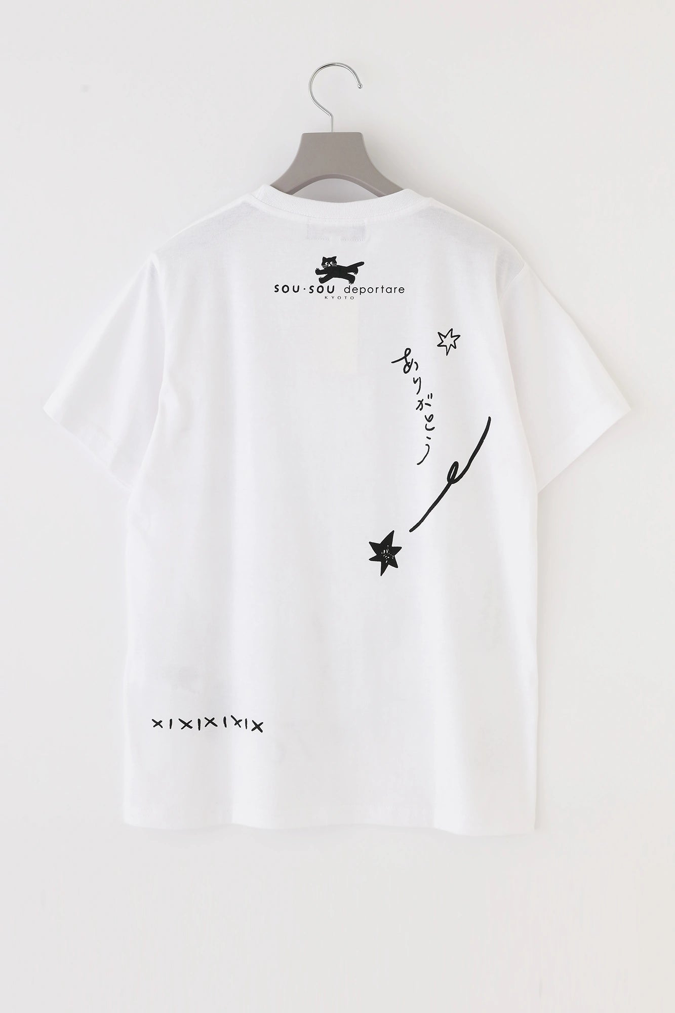 【6月30日頃発送予定】depo 乱描画（らんびょうが） 半袖Tシャツ[5.0]／ホワイト