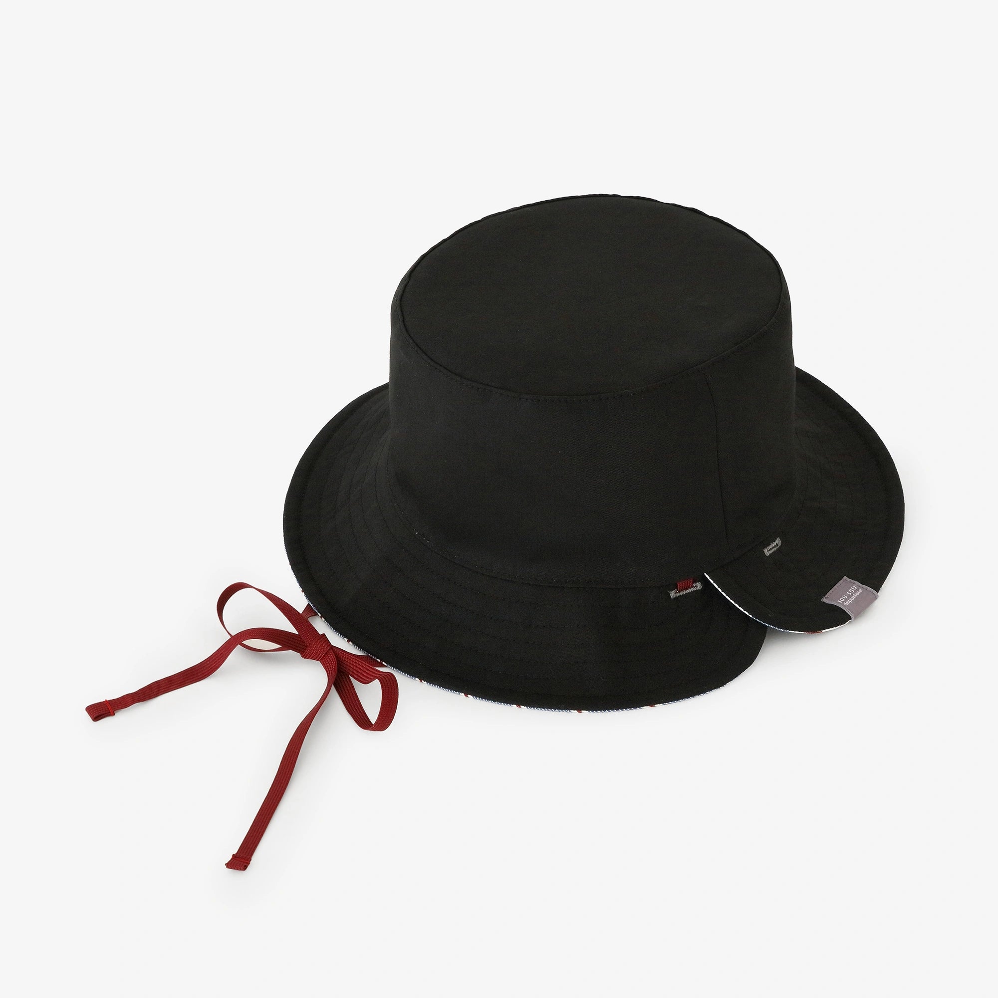 【3월 10일경 발송 예정】 새틴 스트라이프 리버시블 BIKE HAT／스이교쿠 청청