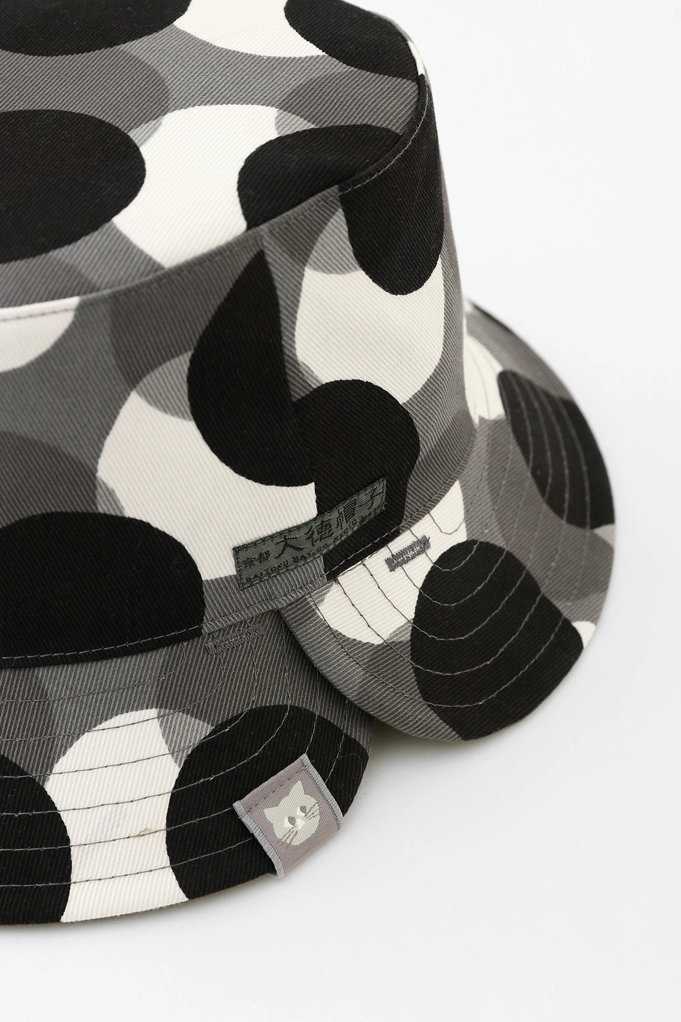 [Expédition prévue vers le 28 avril] CHAPEAU DE VÉLO réversible en sergé extensible/KPD Gris Ombre
