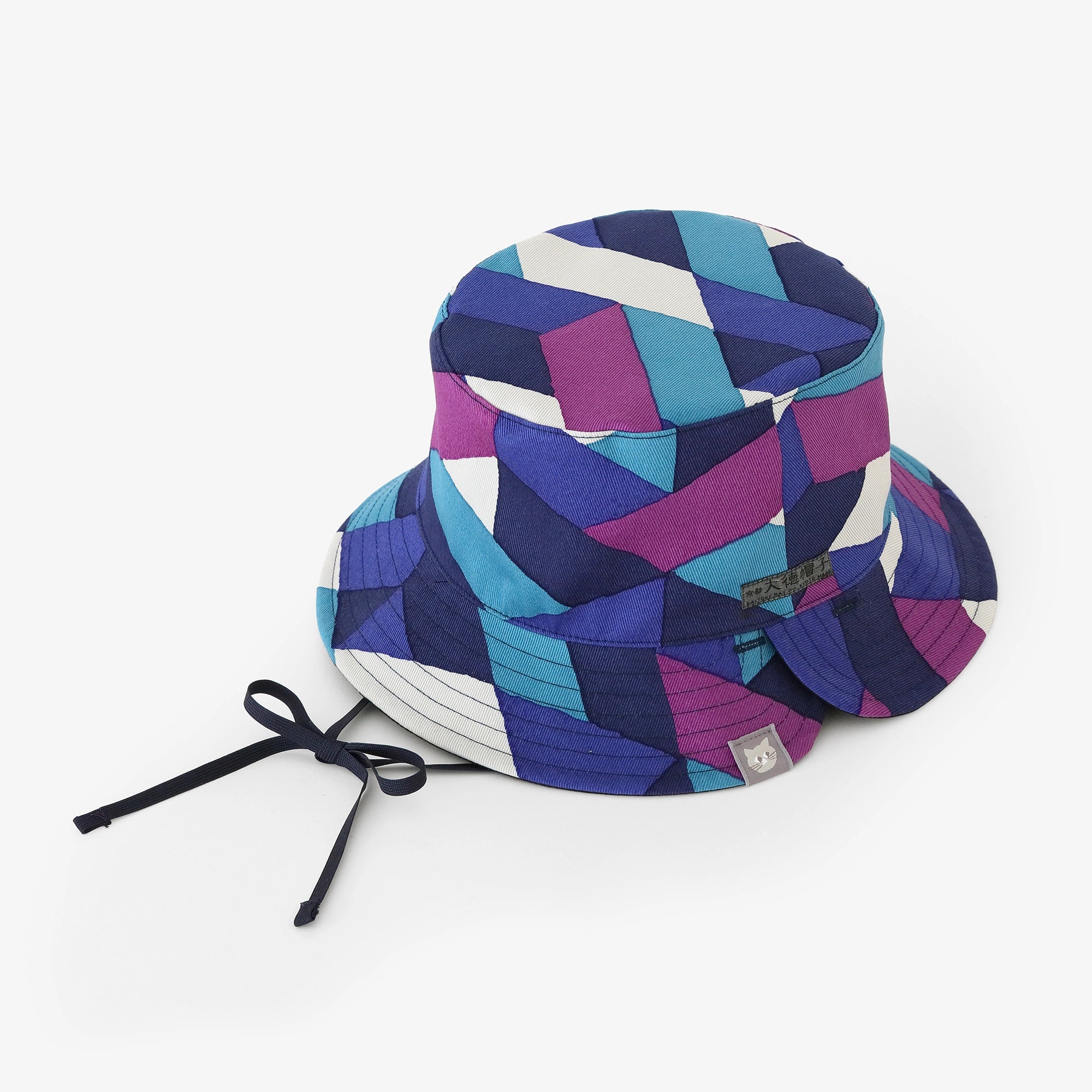 弹性斜纹织双面用BIKE HAT/菱形编