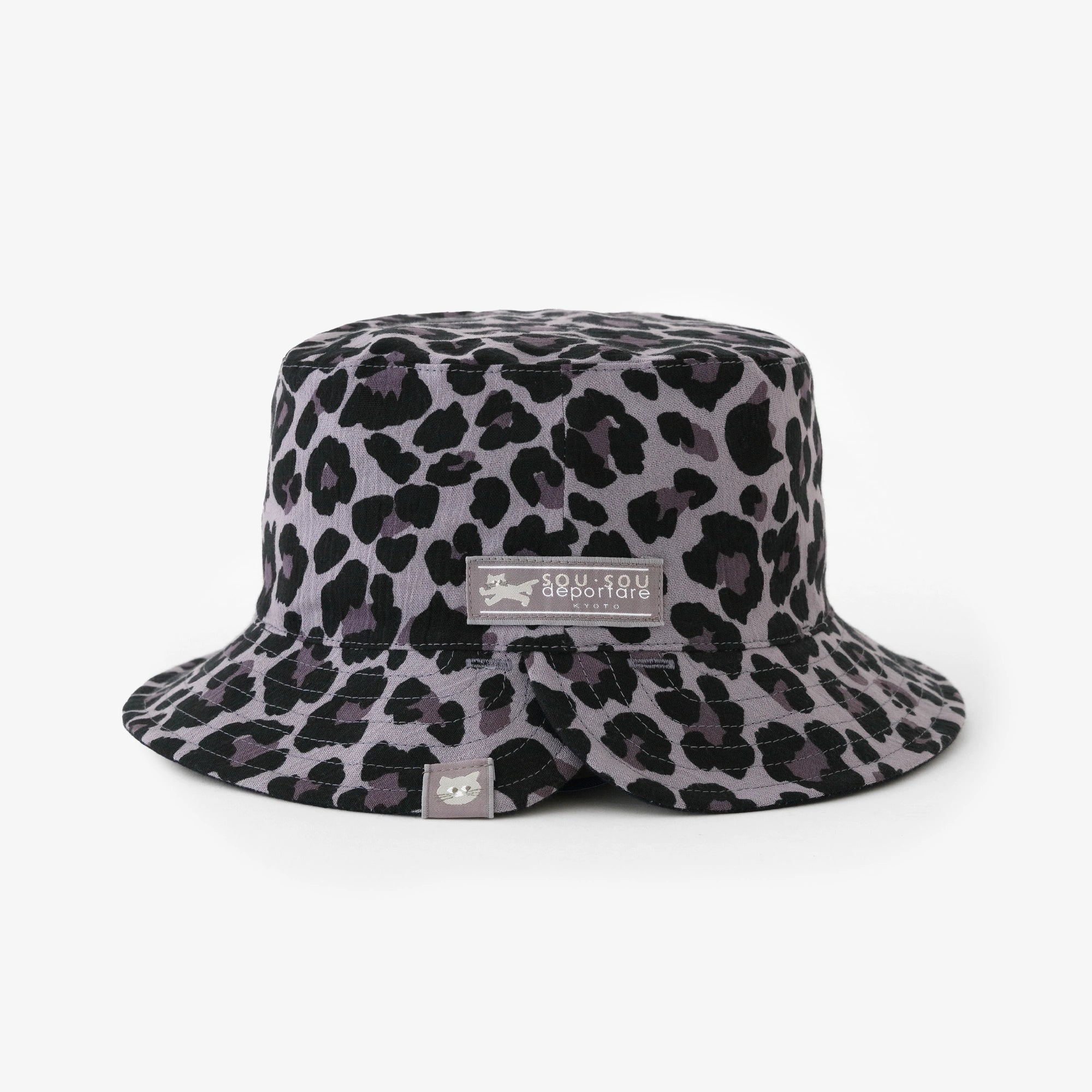 【6/30左右发送】高岛缩棉20/20 双面用BIKE HAT／depo leopard Midnight