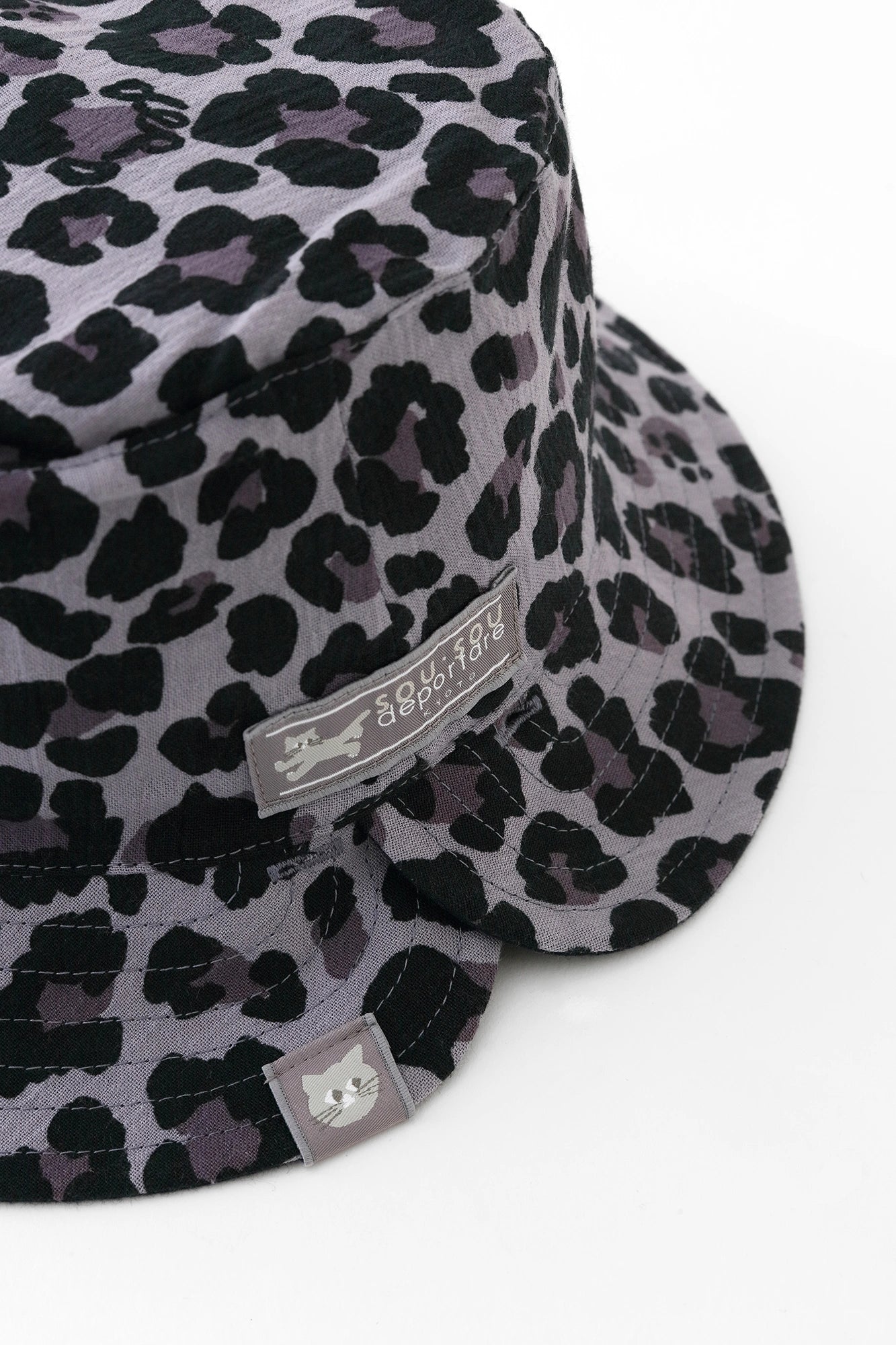 【6/30左右发送】高岛缩棉20/20 双面用BIKE HAT／depo leopard Midnight