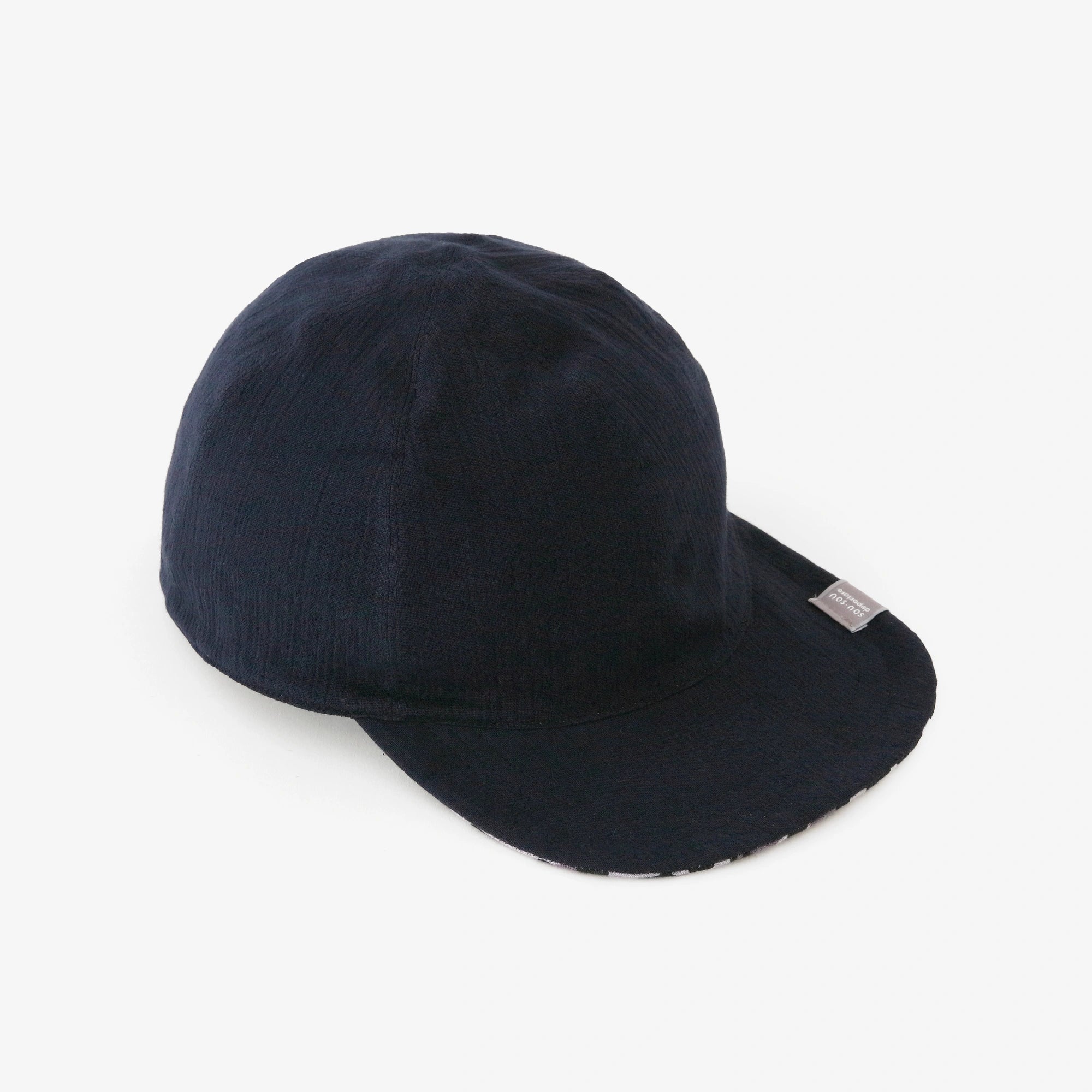 【6月30日頃発送予定】高島縮 20/20 リバーシブル キャップ／depo leopard Midnight