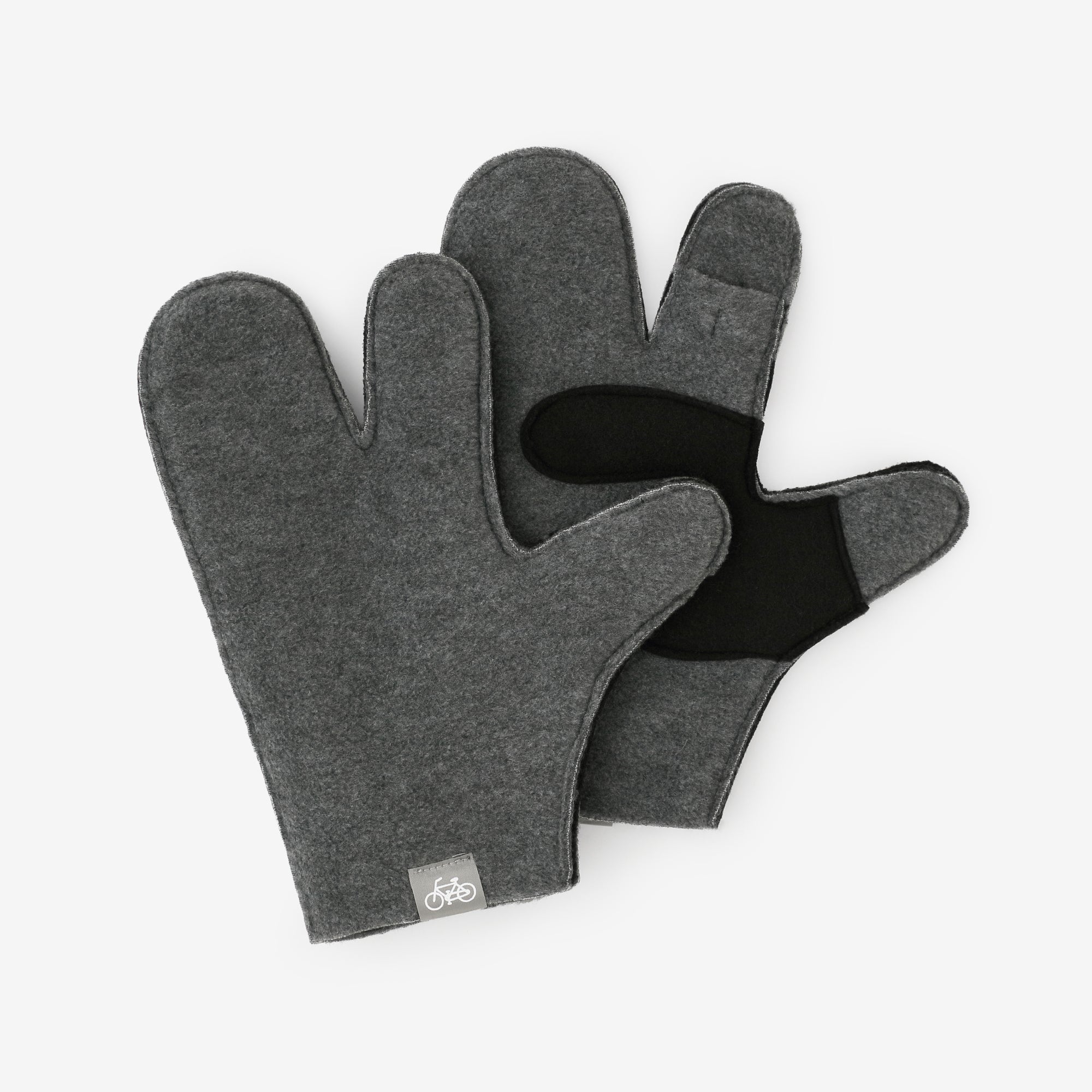 3 Fingers Gloves touch／Charcoal
