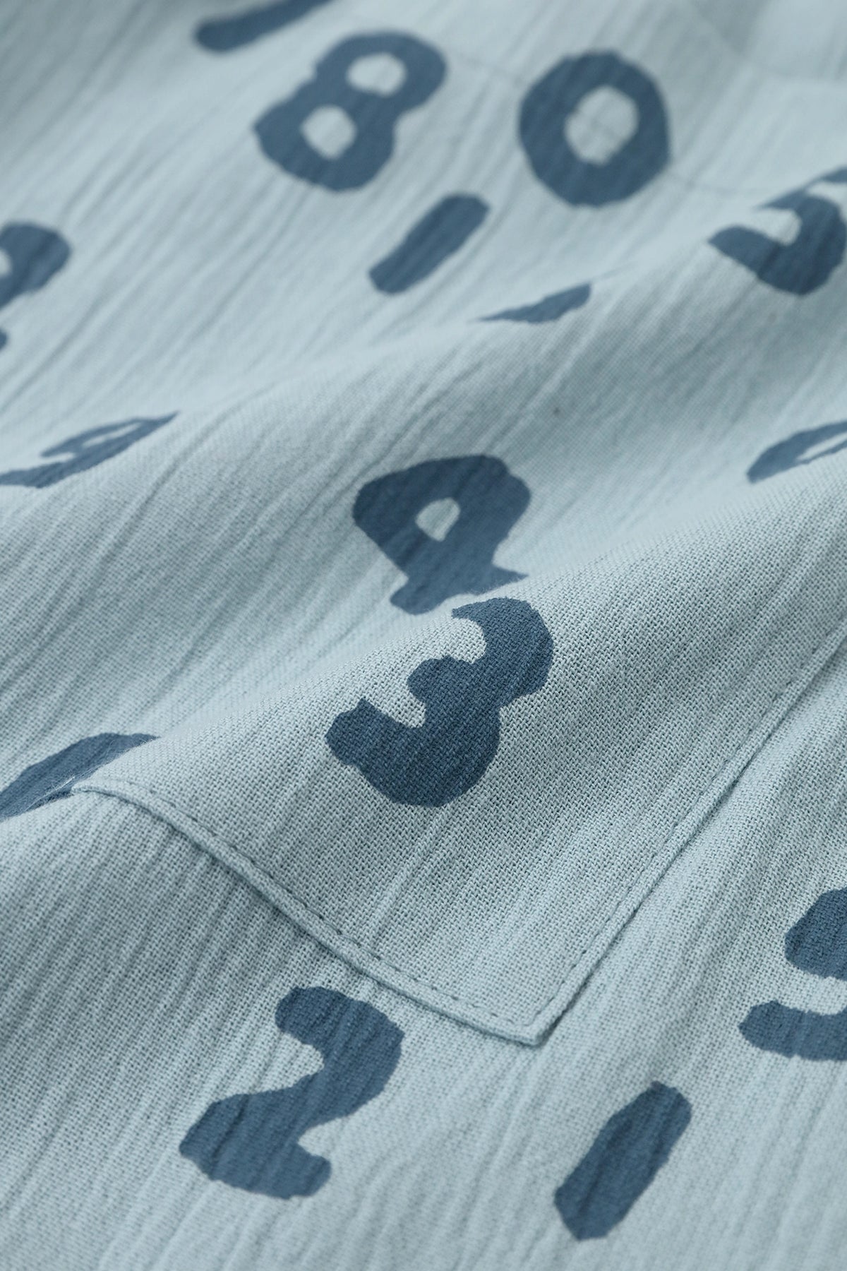 Chizimi Cotton 20/20 Easy Tapered Pants／Pale Greyish Blue