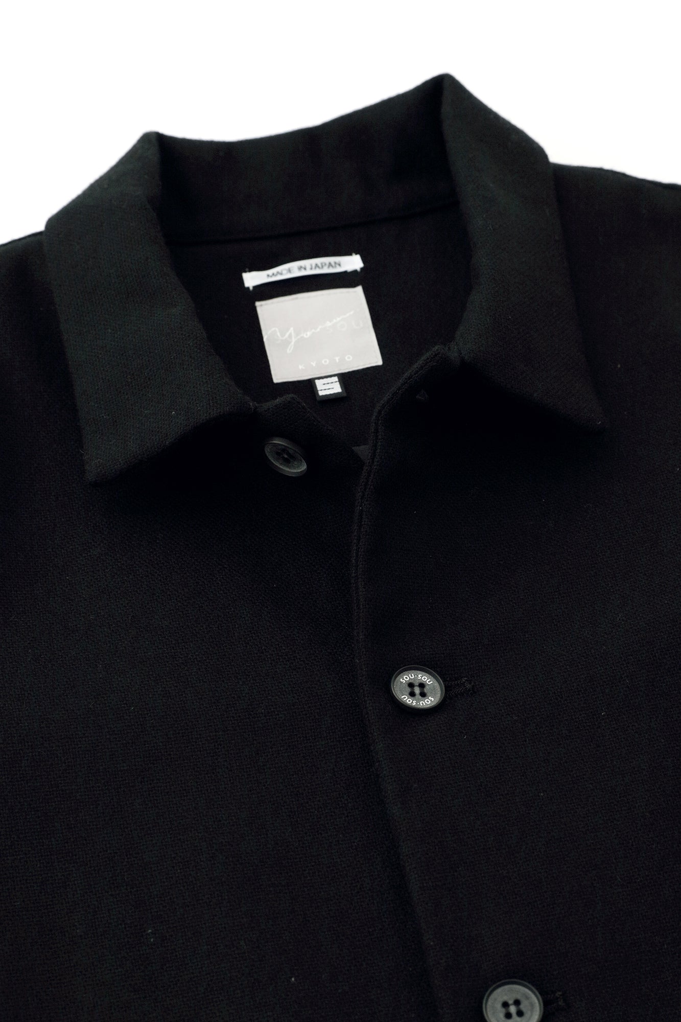 【Pre-order】CORDURA® Combat Wool Collar Jacket／Black（※Scheduled to be shipped around Dec 9）