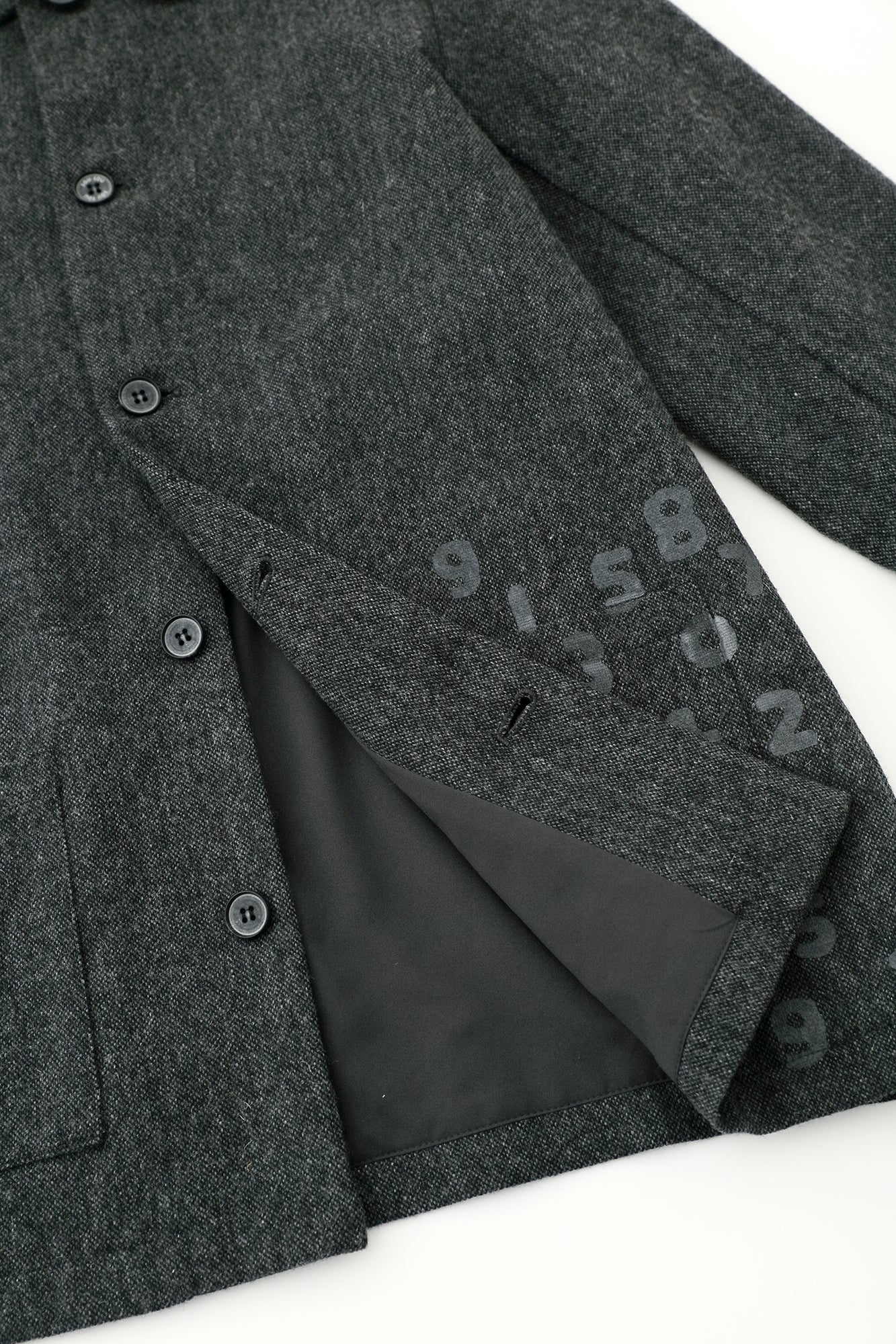 【Pre-order】CORDURA® Combat Wool Collar Jacket／Heather Dark Grey（※Scheduled to be shipped around Dec 9）