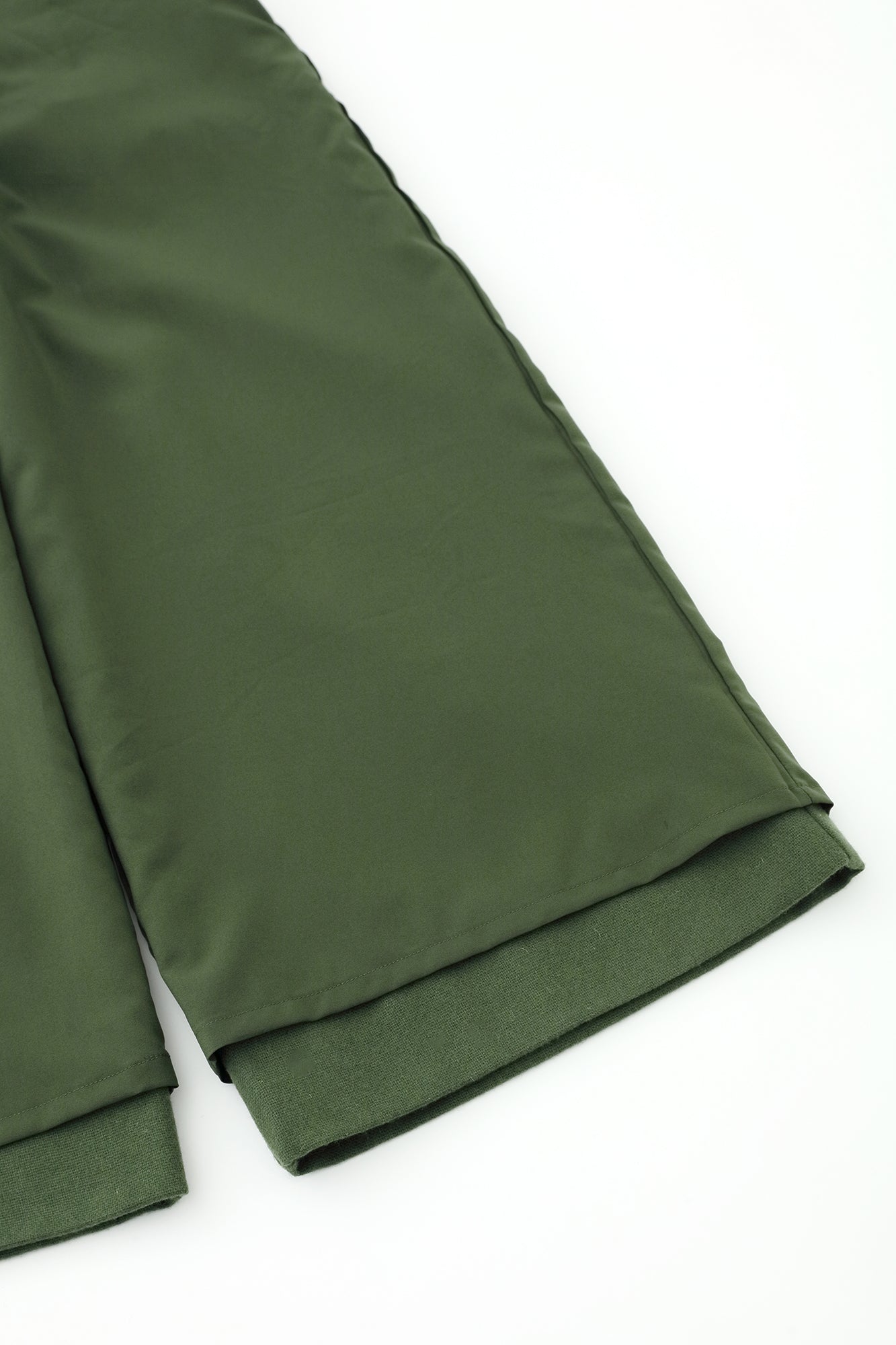 【預購】CORDURA® 耐磨羊毛 闊腿褲／苔色（※預計於12月9日左右發貨）