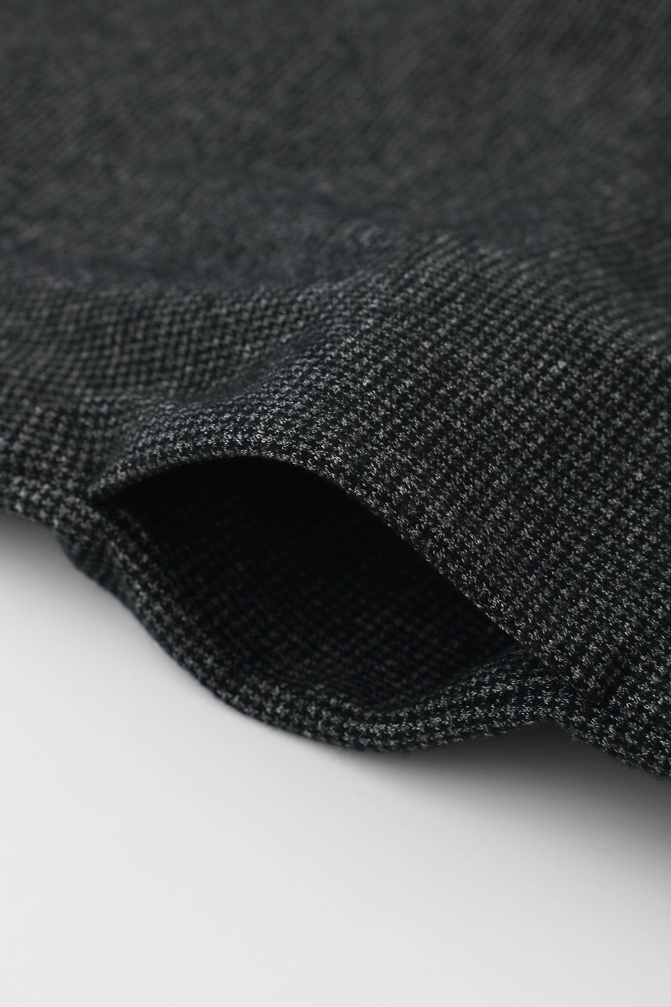 【預購】C/W千鳥格紋織 V領輕型外套／混藍黑色（※預計於12月9日左右發貨）