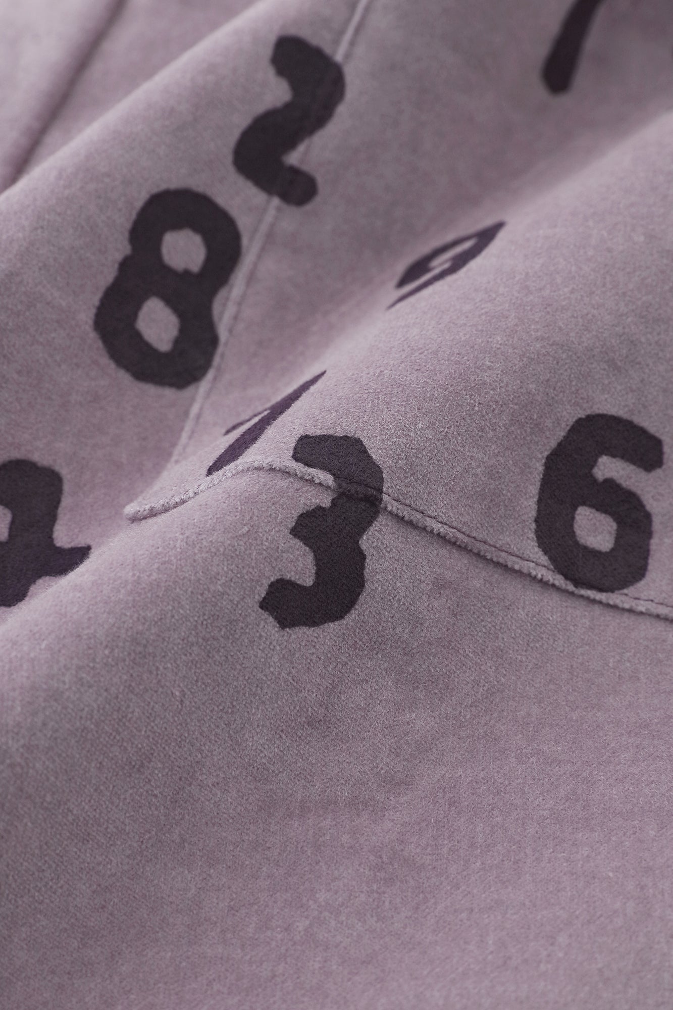 鑲嵌針織 休閒窄管長褲／棕色