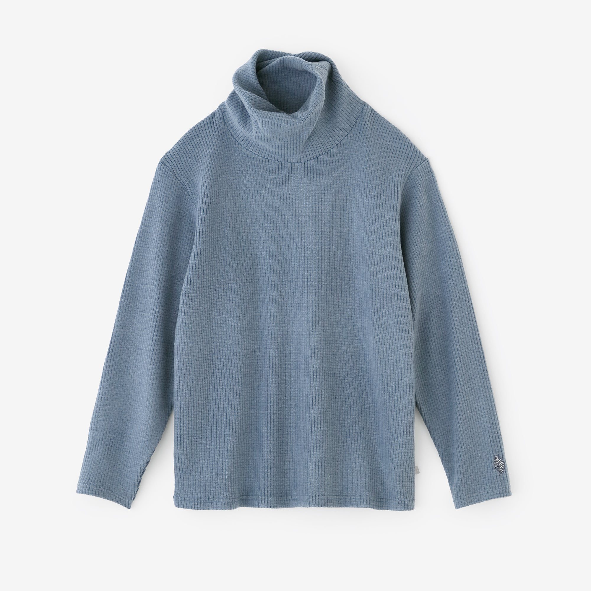 【預購】Soft Thermo(R) 羅紋針織 造型高領L/S長版上衣／風信子色（※預計於12月9日左右發貨）