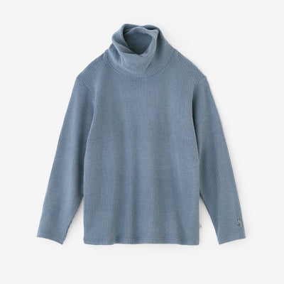 【預購】Soft Thermo(R) 羅紋針織 造型高領L/S長版上衣／風信子色（※預計於12月9日左右發貨）