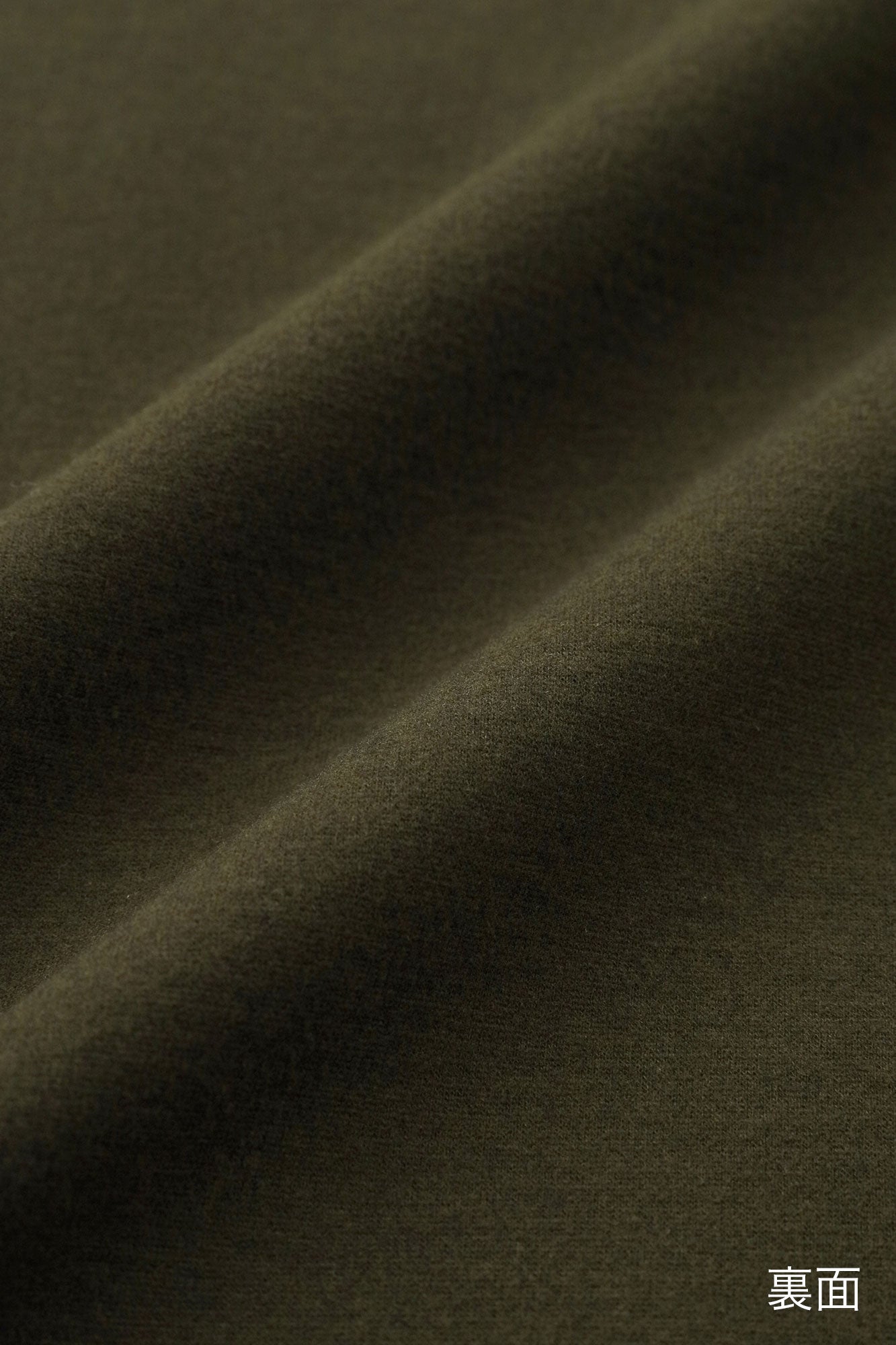 【預購】Soft Thermo(R) 羅紋針織布 高領長袖連身裙 超長版／橄欖綠（※預計於12月9日左右發貨）