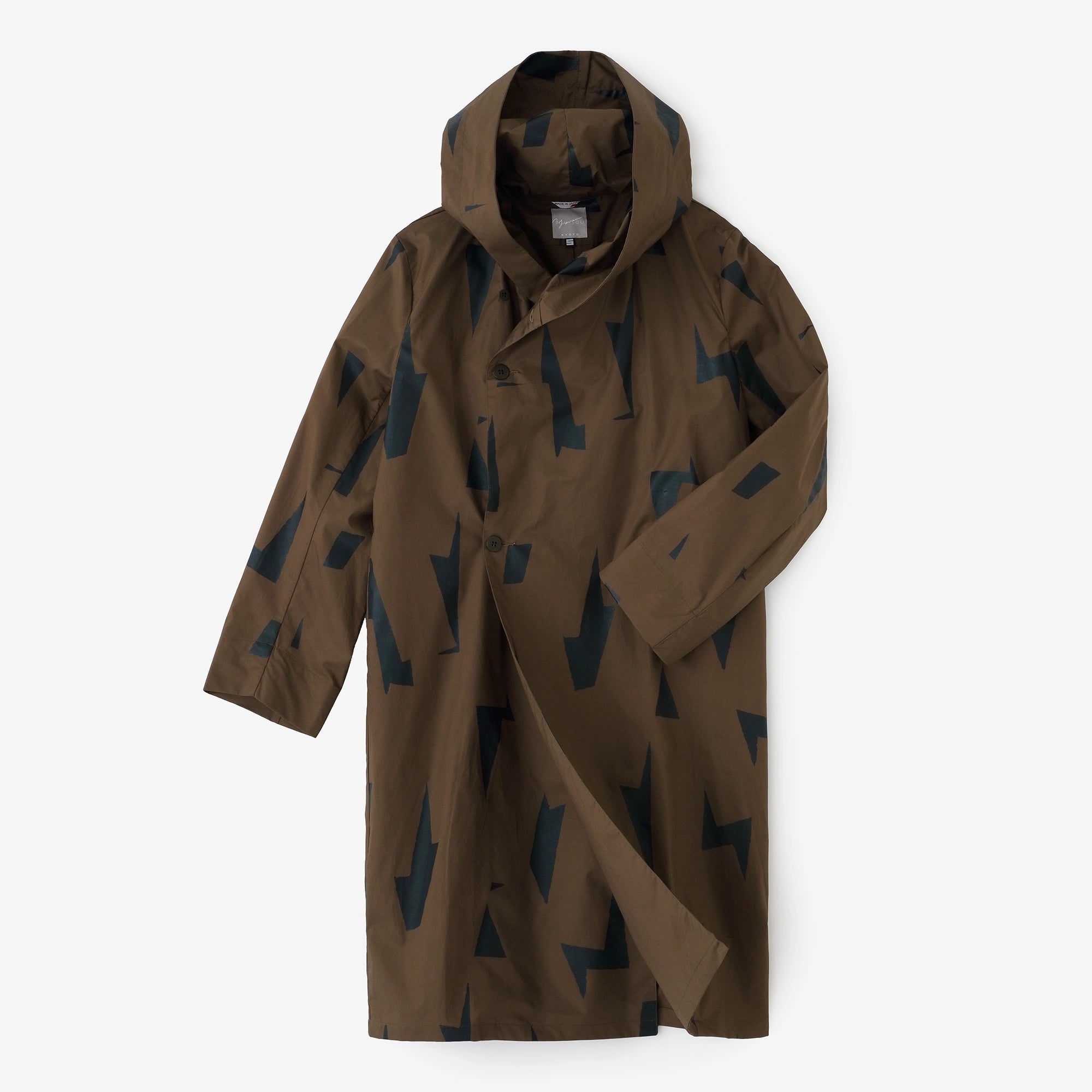 [Versand voraussichtlich um den 17. März] Hochdichter Twill-Futtermantel/verstecktes Braun