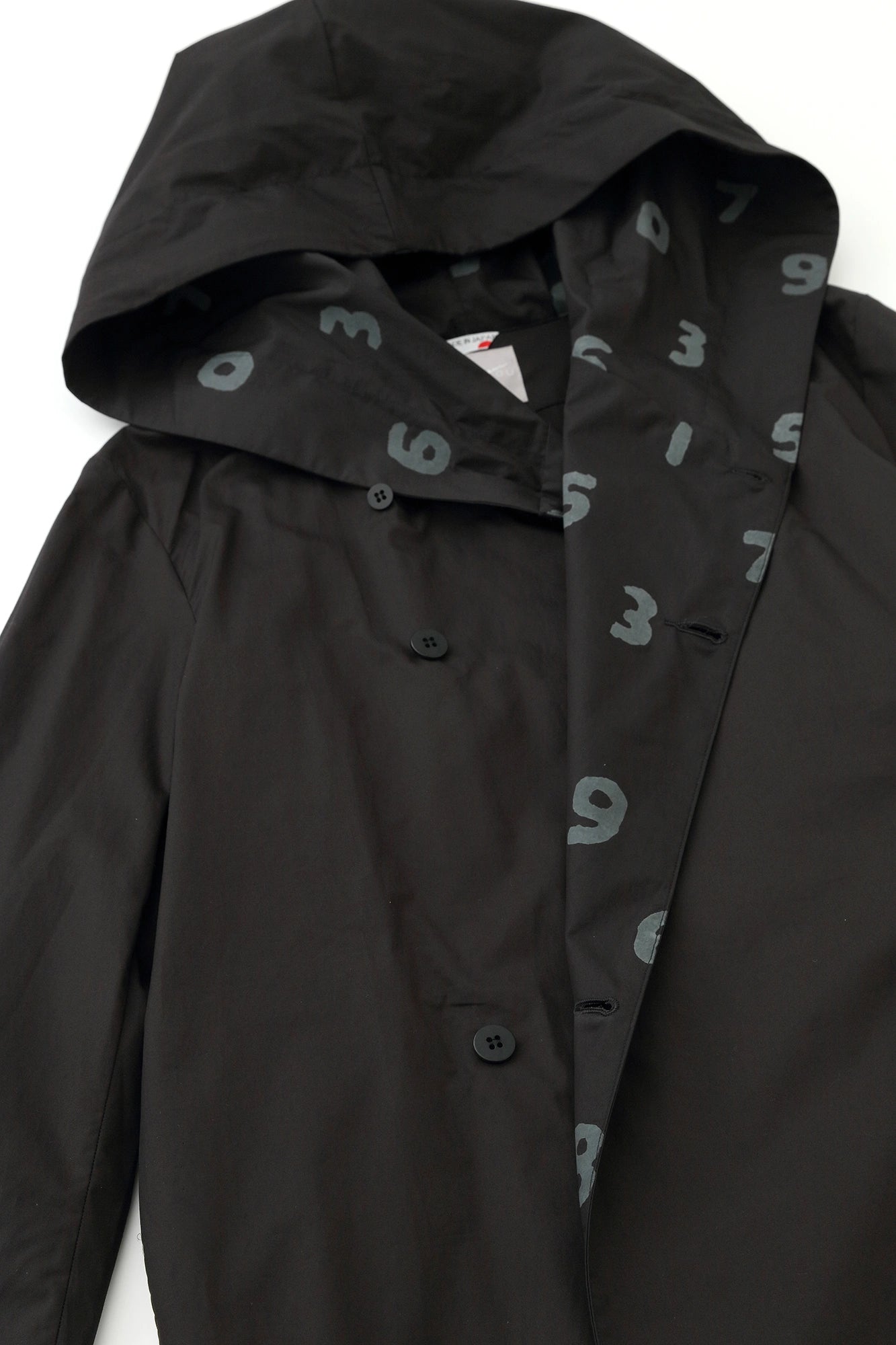 [Versand voraussichtlich um den 17. März] Hochdichter Twill-Lebensmittelmantel/SchwarzSO-SU-U