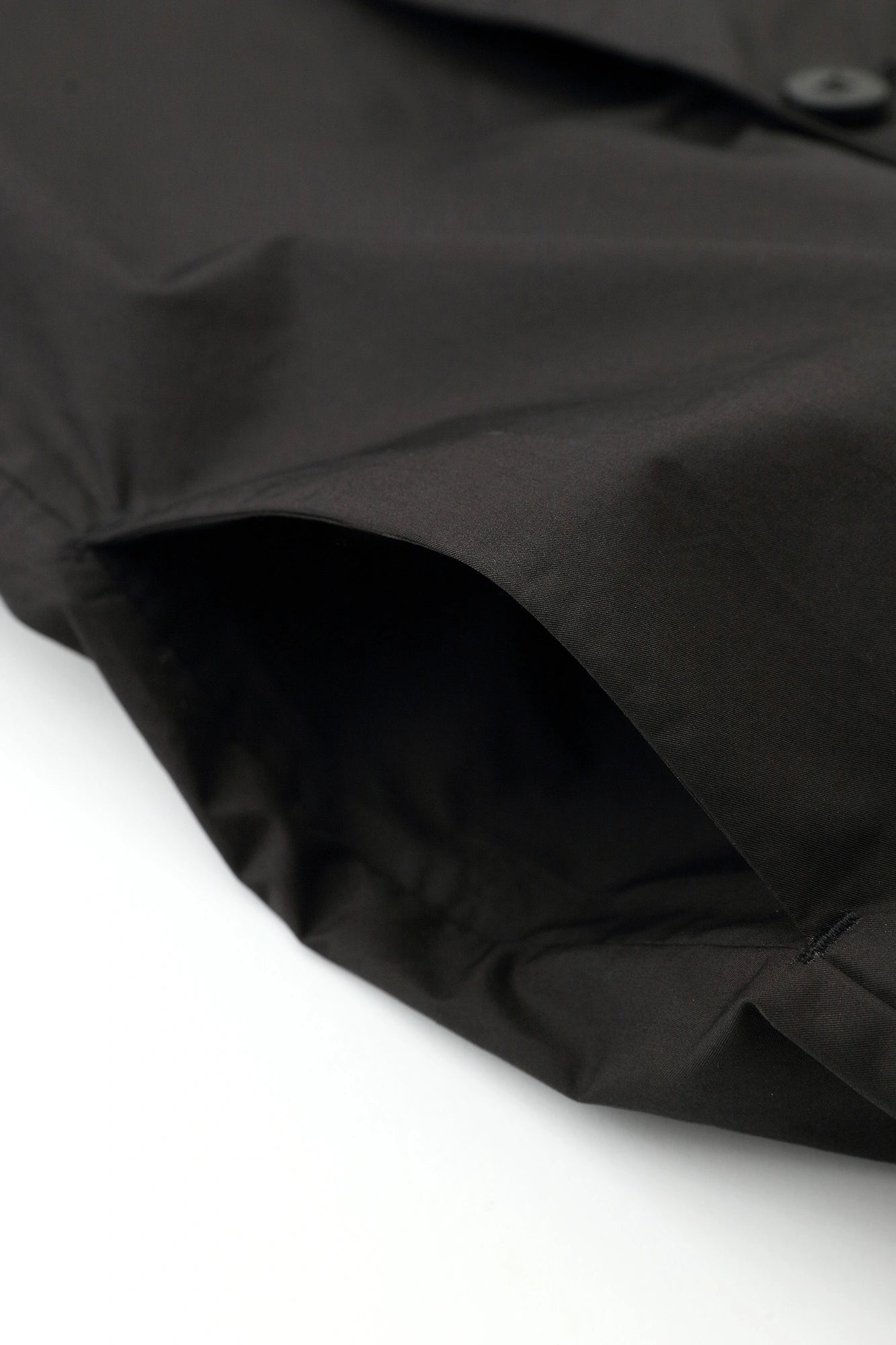 [Versand voraussichtlich um den 17. März] Hochdichter Twill-Lebensmittelmantel/SchwarzSO-SU-U