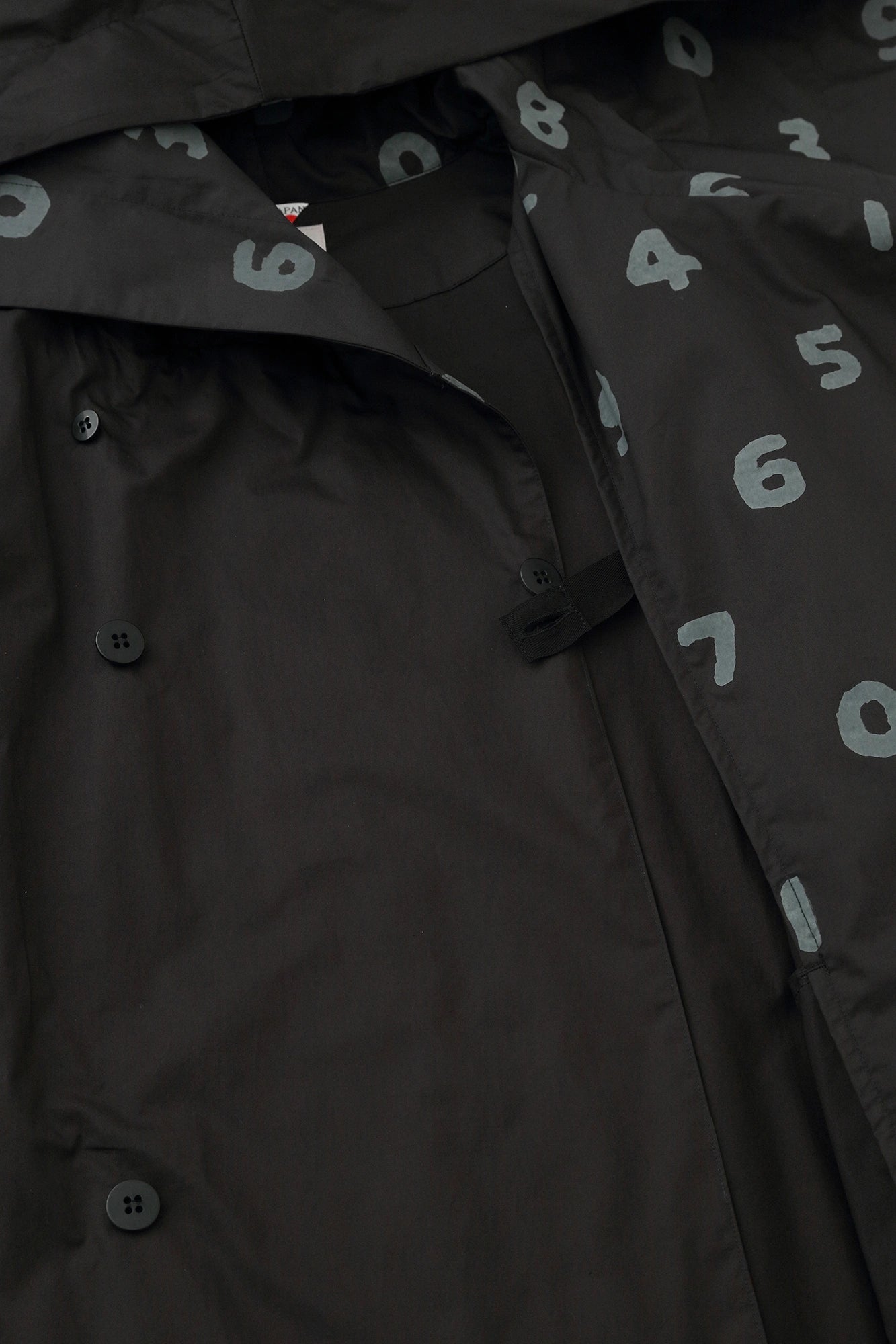 [Versand voraussichtlich um den 17. März] Hochdichter Twill-Lebensmittelmantel/SchwarzSO-SU-U