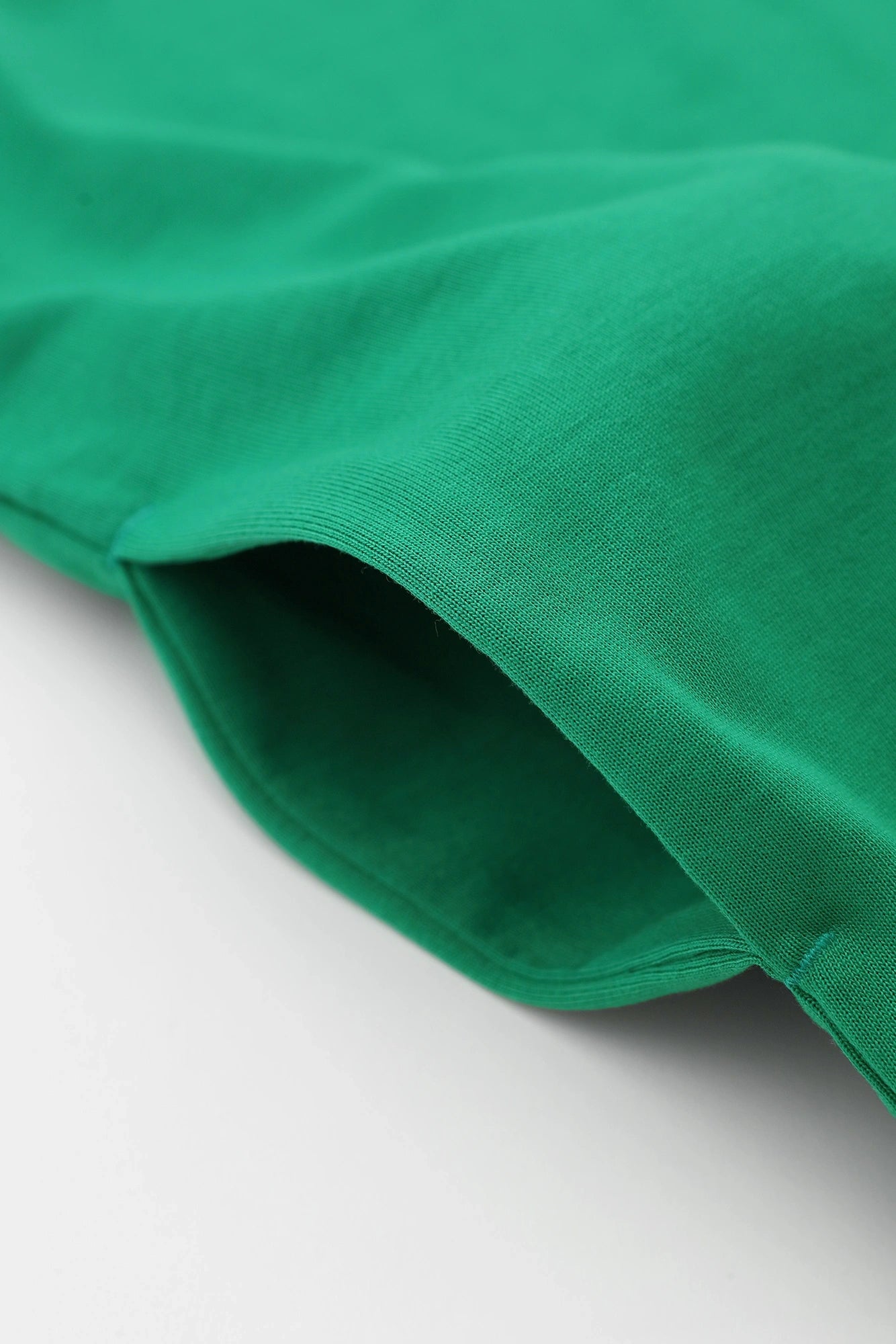 【Ships around 3/17】Parallel Yarn Jersey V-neck Light Tunic Coat / Green