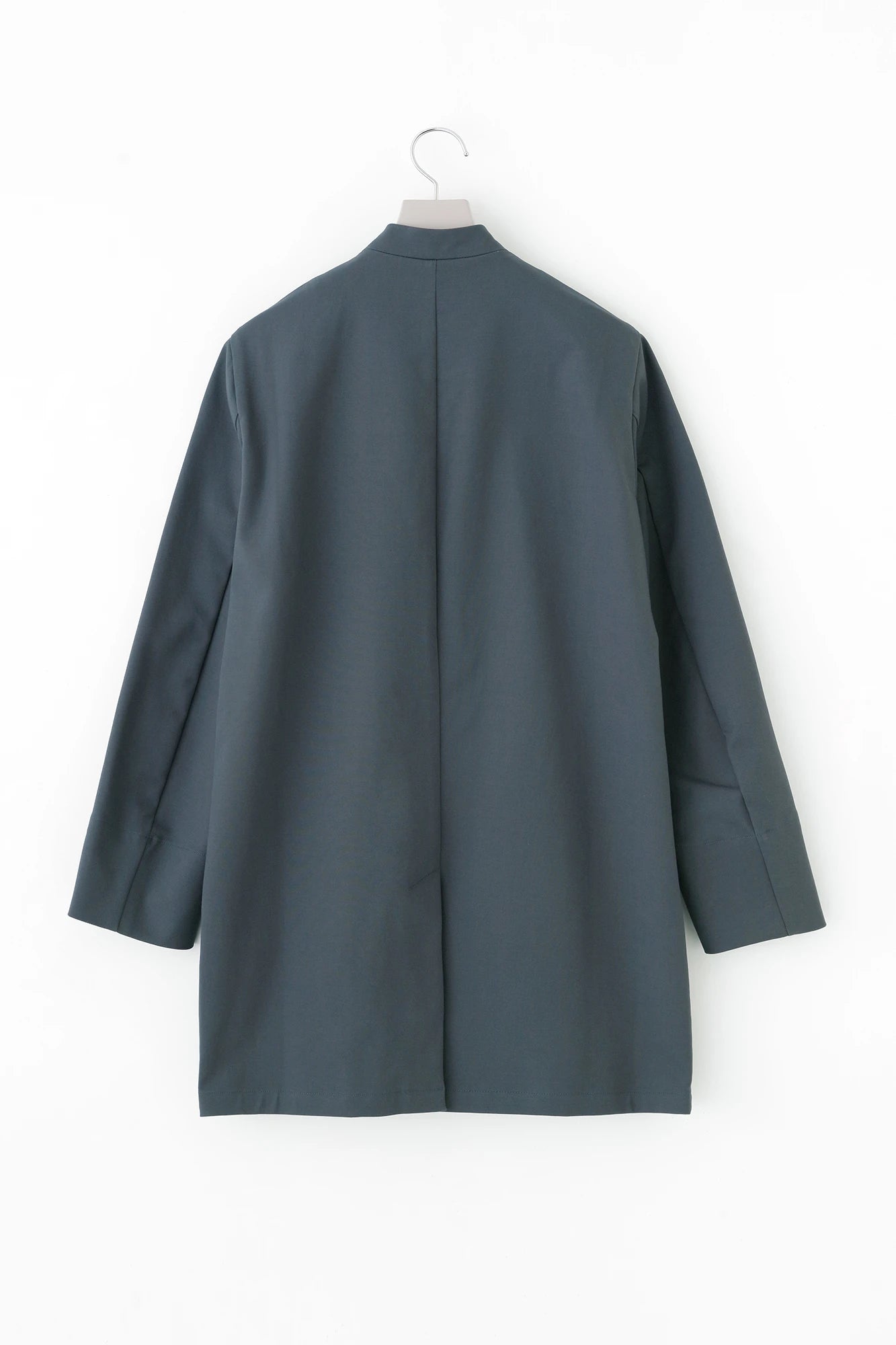 [Versand voraussichtlich um den 17. März] Double Cross Stretch Collarless Jacket/River Blue
