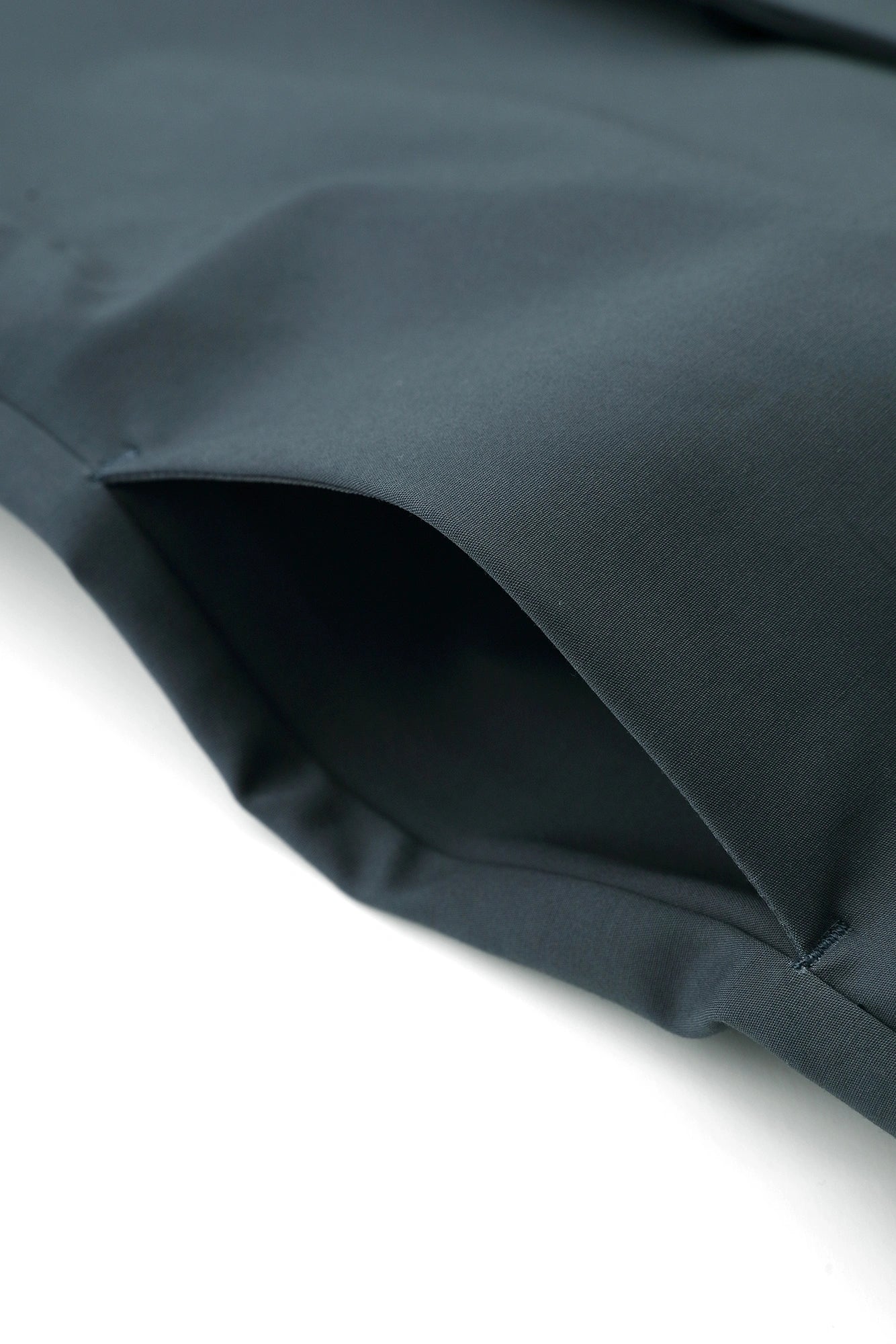 [Versand voraussichtlich um den 17. März] Double Cross Stretch Collarless Jacket/River Blue