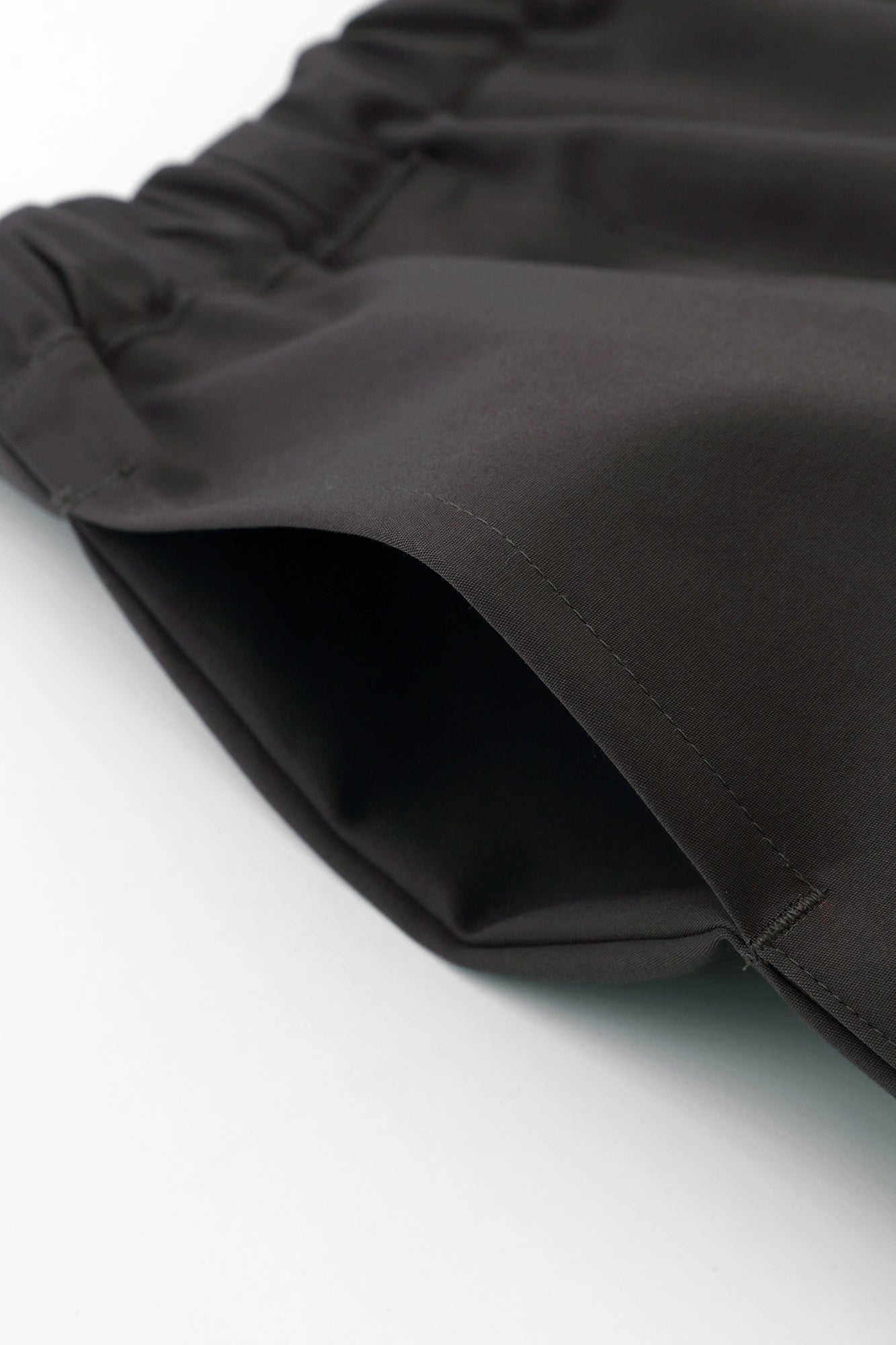 Double Cloth Stretch Tight Skirt／Dark gray