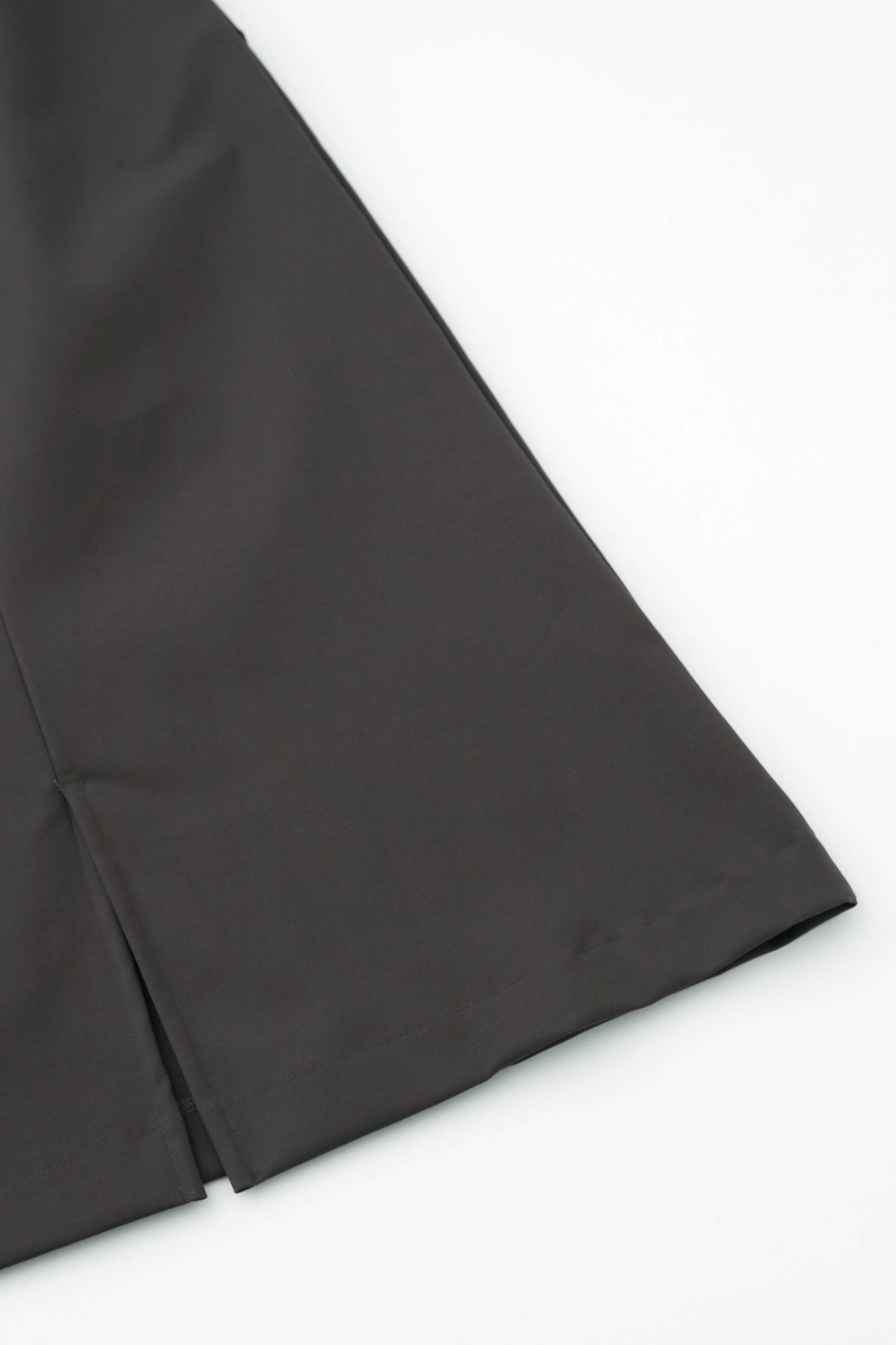 Double Cloth Stretch Tight Skirt／Dark gray