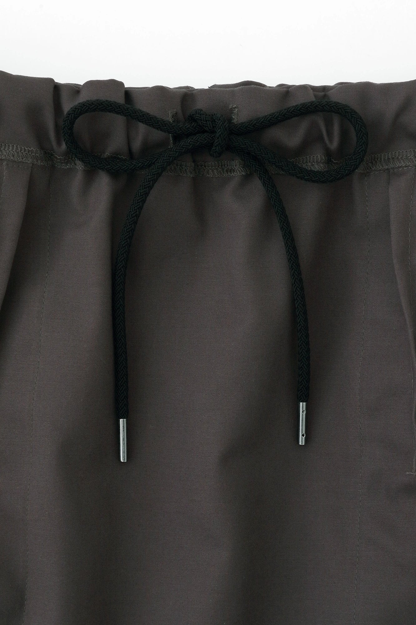 Double Cloth Stretch Tight Skirt／Dark gray