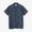【Ships ard. May 4】Chambray Stand Collor Short Sleeve Shirt／SO-SU-U Navy