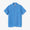 【Ships ard. May 4】Chambray Stand Collor Short Sleeve Shirt／Sky Blue