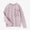 Plattiertes Jersey-T-Shirt mit langen Ärmeln und Taschen/Dawn Pink