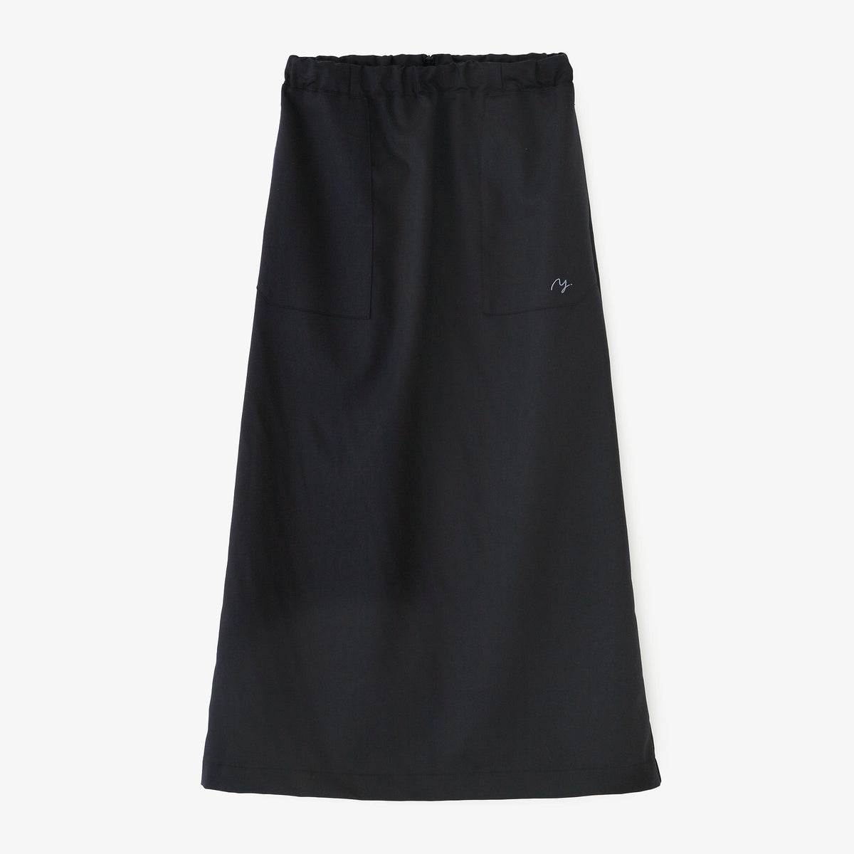 Enger Rock aus elastischem Tencel-Twill/Navy-Schwarz