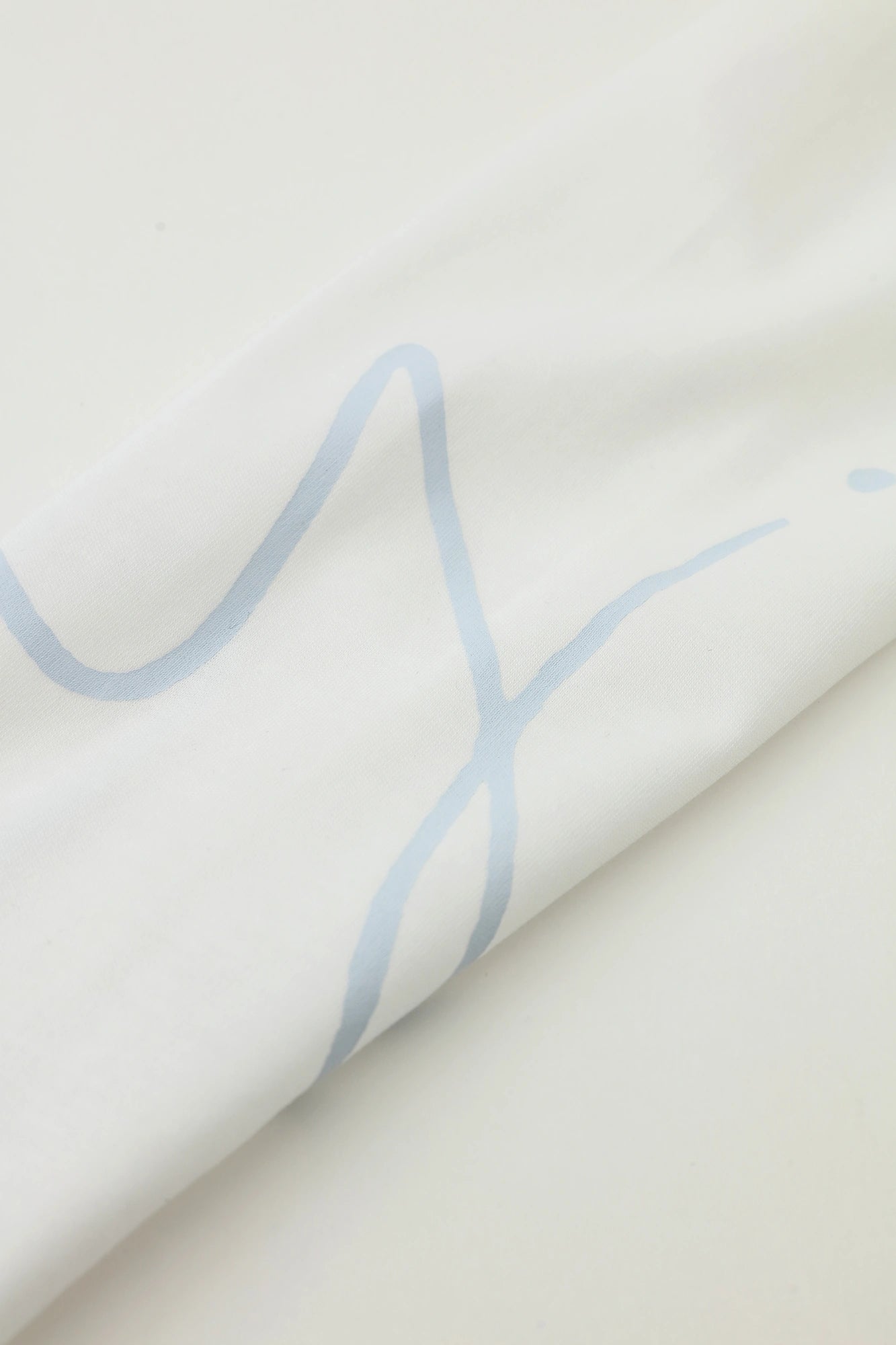 T-shirt à manches longues et col Henley lisse/Blanc