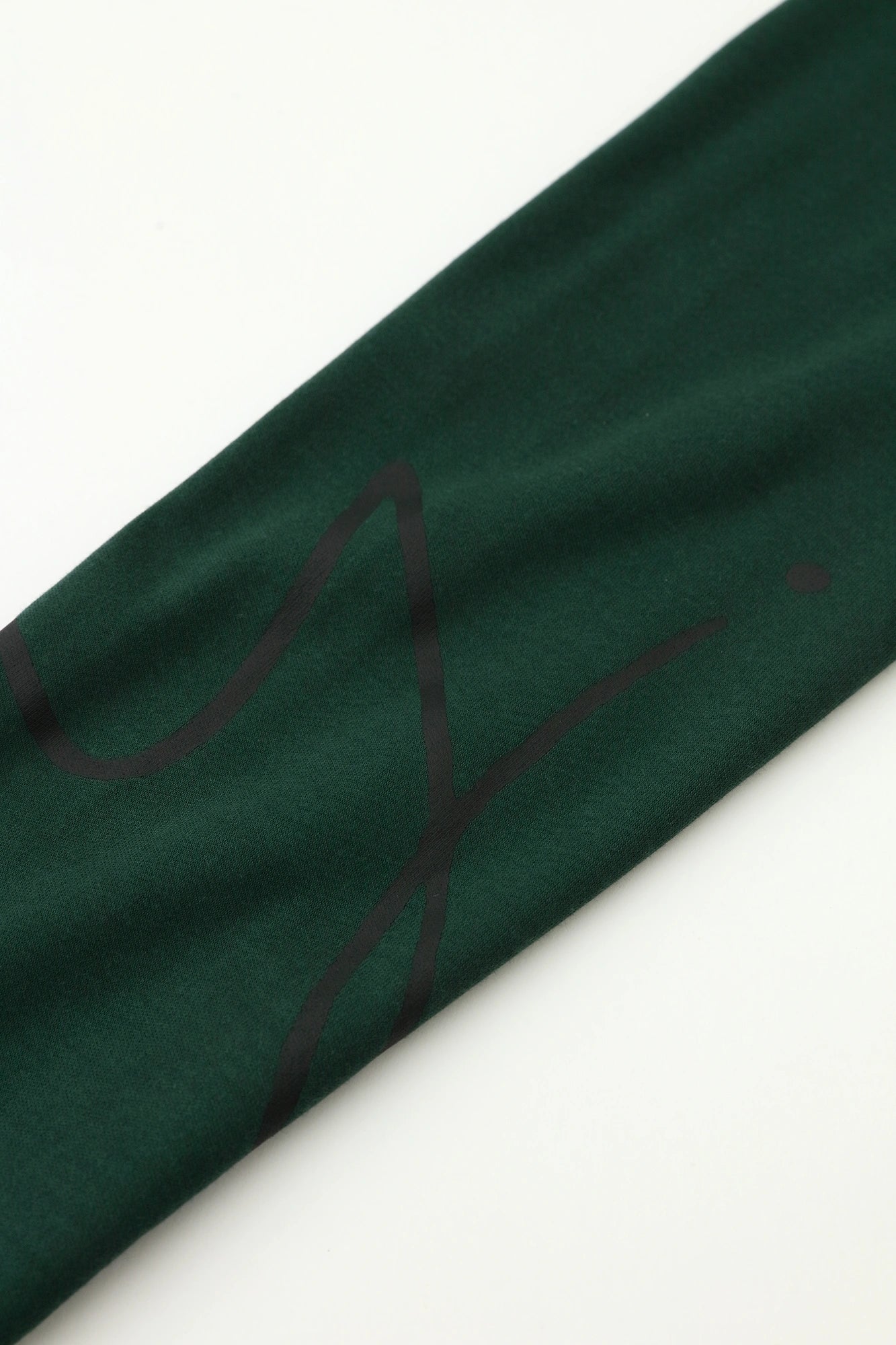 T-shirt à manches longues et col Henley lisse/Evergreen