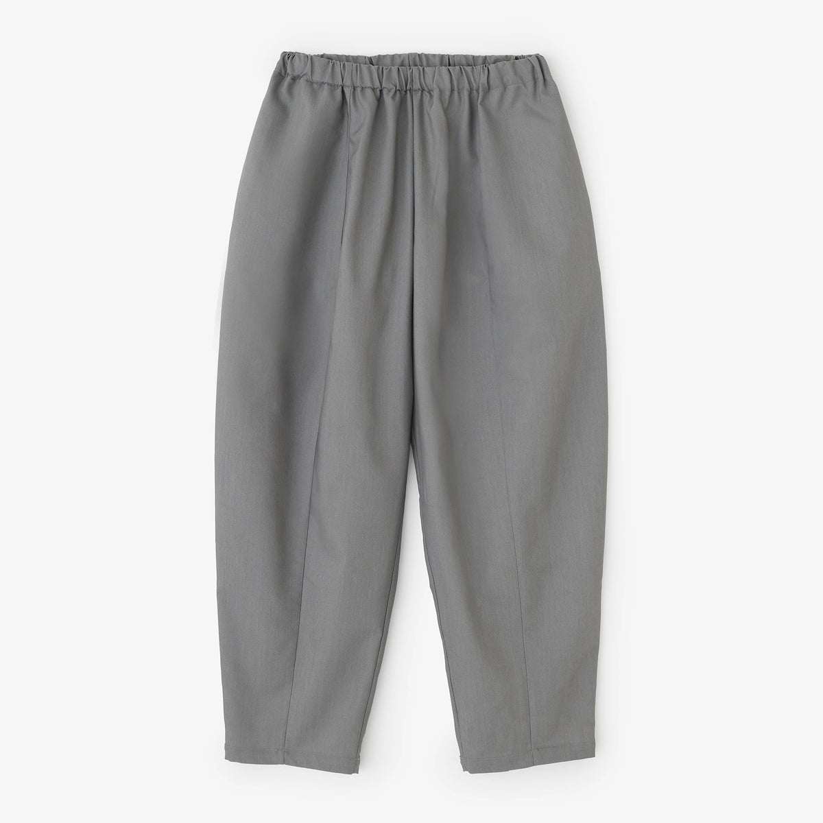 【Ships ard. May 4】Stretch Tencel Twill Barrel Leg Pants／Ash Grey
