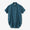 【Ships ard. May 4】Linen Gran L. Tunic Short Sleeve Shirt／Teal Blue