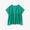 【Ships ard. May 4】Linen Wrinkle Blouse／Emerald Green